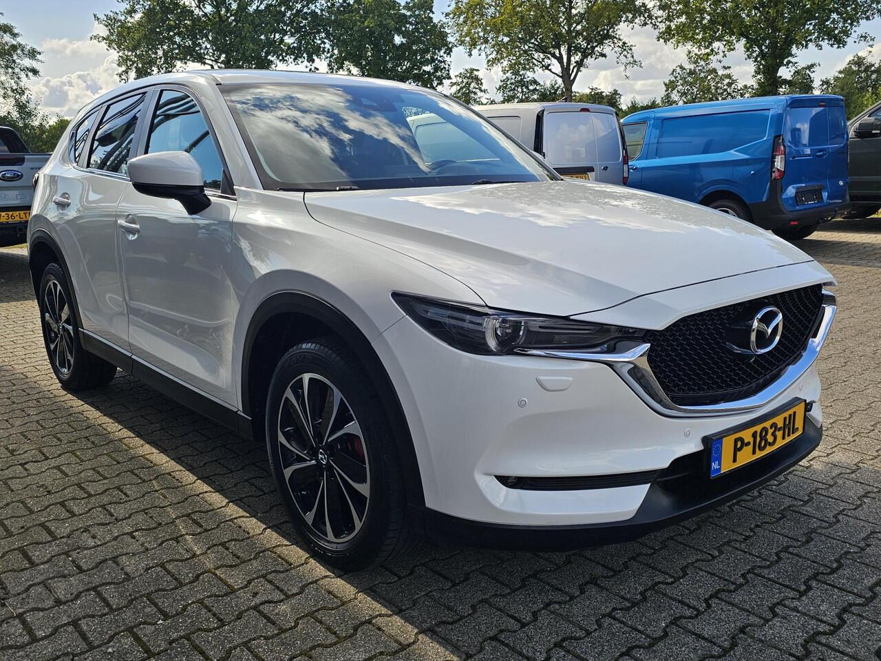 Mazda CX-5 2.5 SkyActiv-G 194 GT-M 2de eigenaar | Xenon | 19'' velgen | Head-up display | App-voorbereiding | Trekhaak | 2.000 kg trekgewicht | Elektrisch bedienbare achterklep etc.
