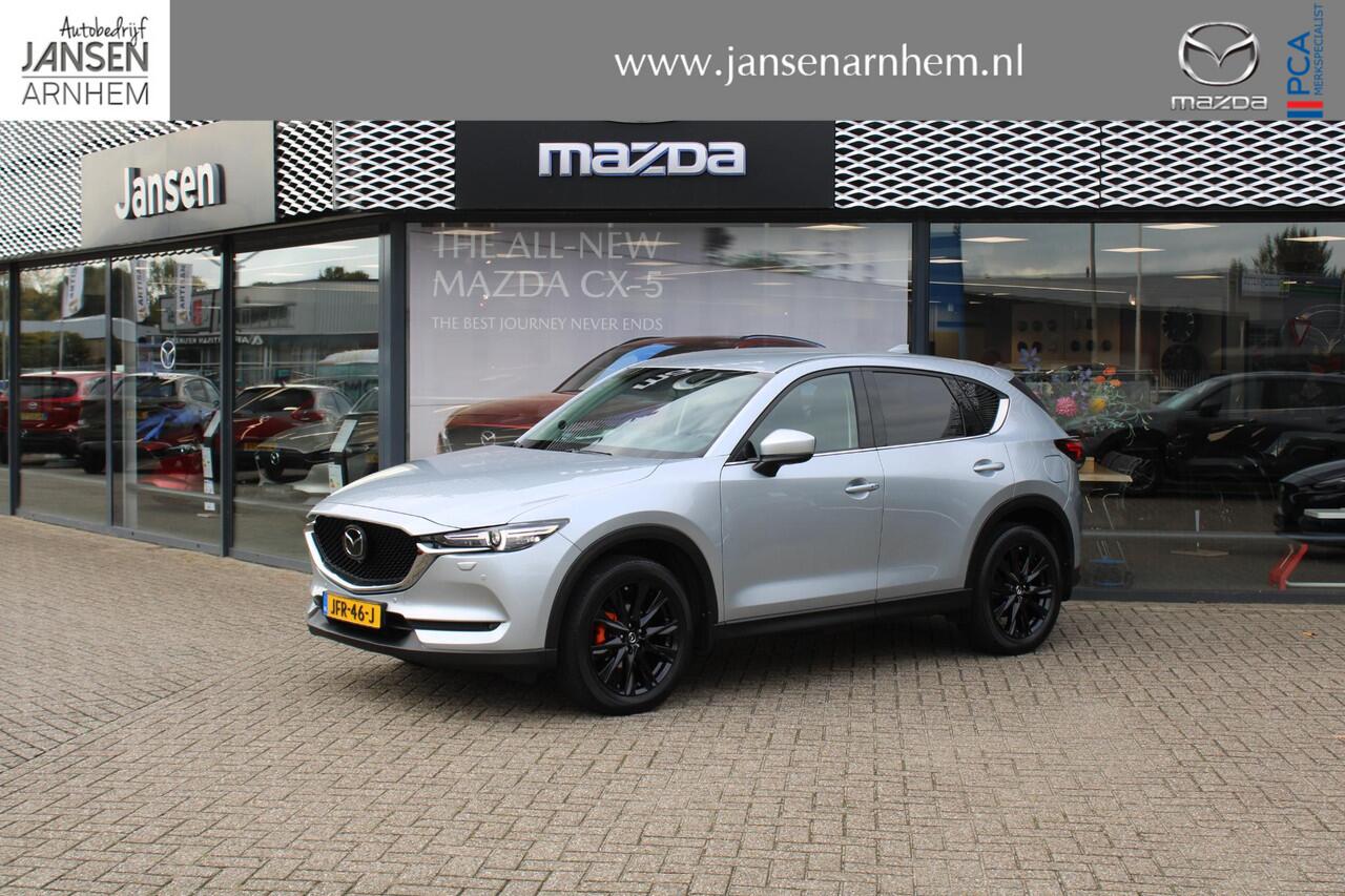 Mazda CX-5 2.5 4WD SkyActiv-G 194 Sportive , Automaat, Trekhaak, Half Leder, Bose, 360 Camera, Adap. Cruise, LMV 19 Inch, AWD, Clima, Stoelverwarming, Stuurverwarming, HUD