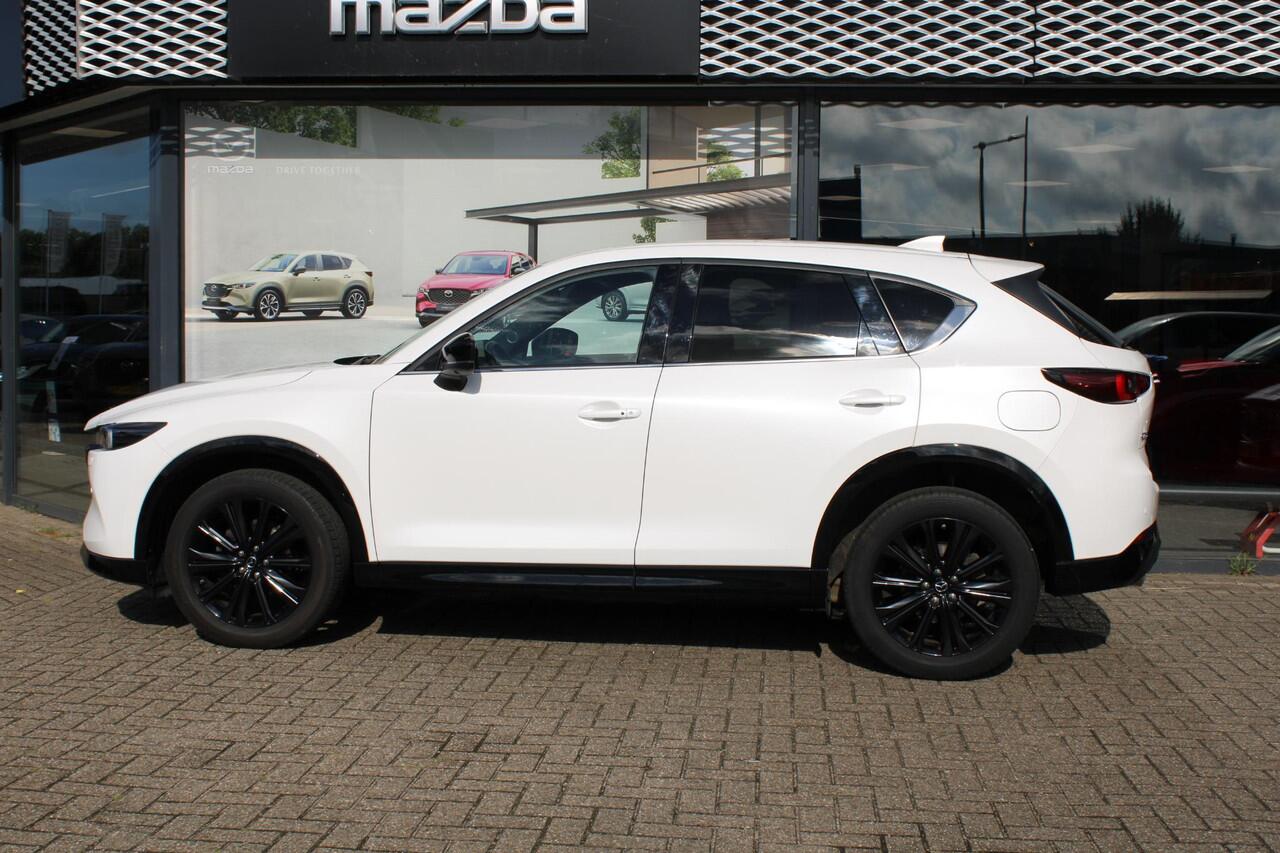 Mazda CX-5 2.5 SkyActiv-G 194 Homura , Automaat, Leder, 360 Camera, Adap.Cruise, Bose, LMV 19 Inch, HUD, Navi, Apple, Stoelventilatie/Verwarming