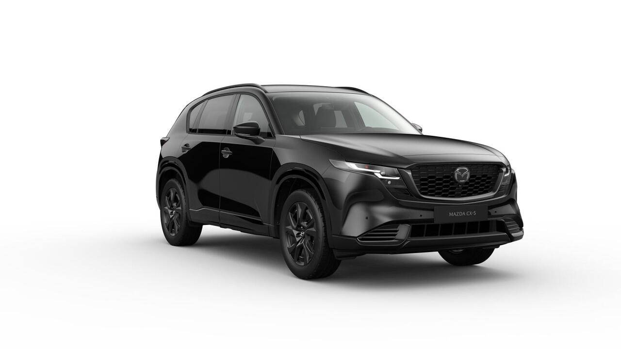 Mazda CX-5 Homura - Tan lederen interieur & Panoramic Pack | 19-inch lichtmetalen velgen, Black | Alarmsysteem | Automatisch dimmende binnenspiegel met randloos design