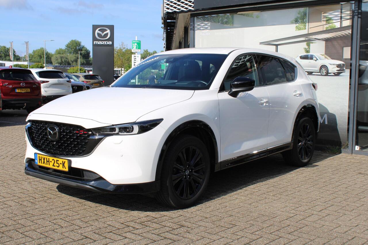 Mazda CX-5 2.5 SkyActiv-G 194 Homura , Automaat, Leder, 360 Camera, Adap.Cruise, Bose, LMV 19 Inch, HUD, Navi, Apple, Stoelventilatie/Verwarming