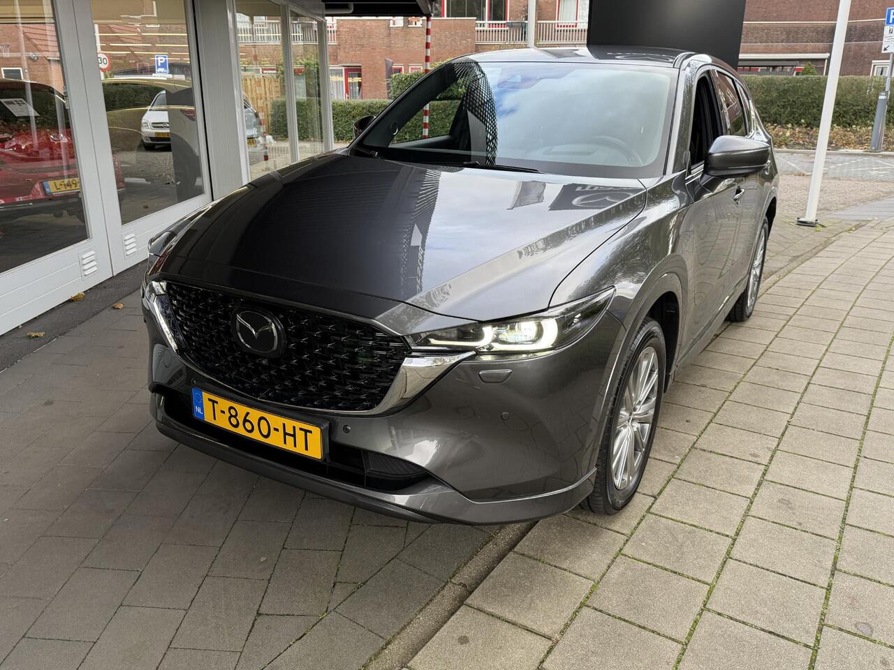 Mazda CX-5 2.0 e-SkyActiv-G M Hybrid 165 Takumi Automaat | 360 camera | Nappa leder | elek. klep | Ned. auto | dealer onderhouden.