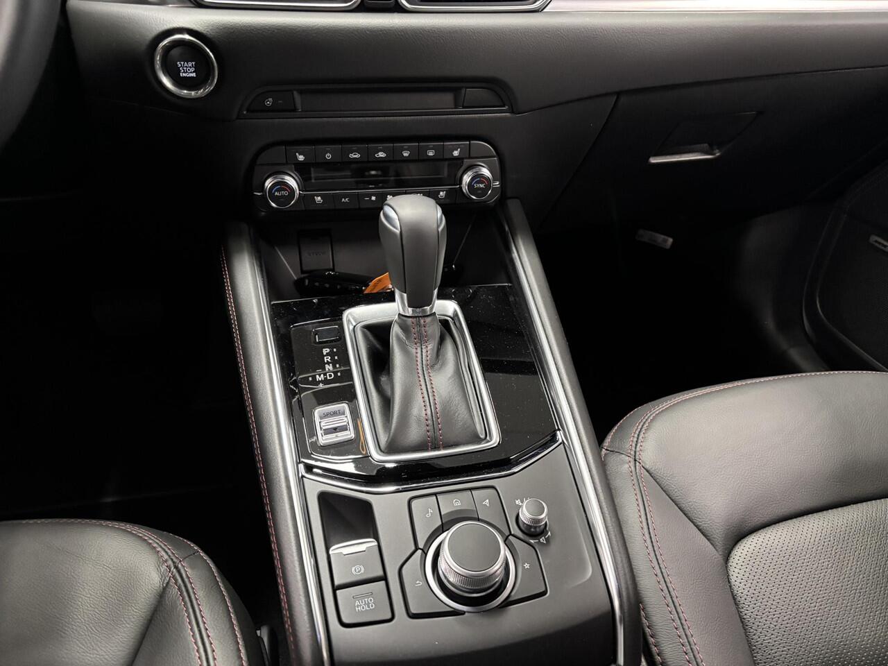 Mazda CX-5 2.0 e-SkyActiv-G M Hybrid 165 Homura , Nieuwe Auto, 10 KM, Registratievoordeel ¤ 5.000-, Leder Pack, Adap.Cruise, Navi, Apple Carplay, 360 Camera, PDC, HUD, Stoelverwarming/ventilatie, 19" LMV