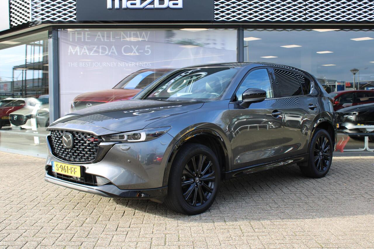 Mazda CX-5 2.0 SkyActiv-G 165 Homura Limited , Automaat, Half Leder, Navi, Clima, Adap.Cruise, 360 Camera, Stoel/Stuurverwarming, Apple Carplay, Android Auto, PDC, HUD, LMV 19 Inch, LKA