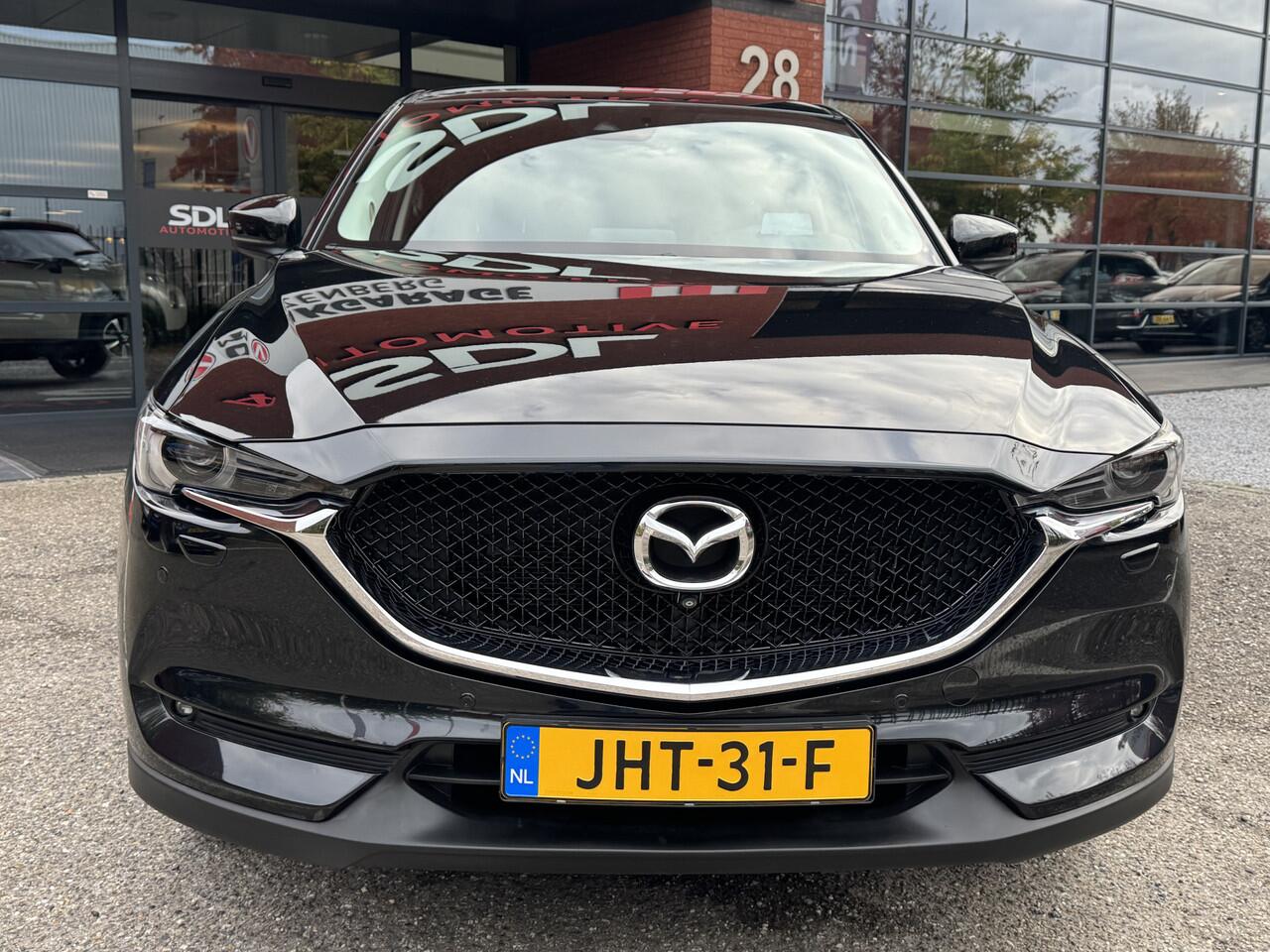 Mazda CX-5 2.0 SkyActiv-G 165 Luxury // FULL LED // 360 CAMERA+SENSOREN // HUD DISPLAY // DODEHOEK // NAVI // STUUR+STOELVERWARMING // ELEK. ACHTERKLEP //