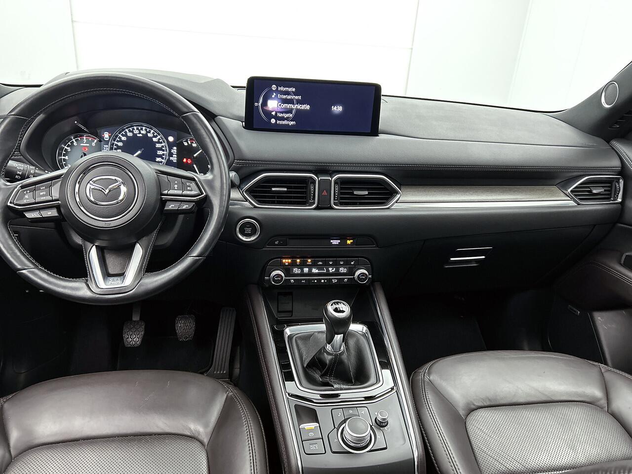 Mazda CX-5 2.0 SkyActiv-G 165 Signature / Leder int. + elec. stoelen & verwarming / 360° Camera / Bose sound