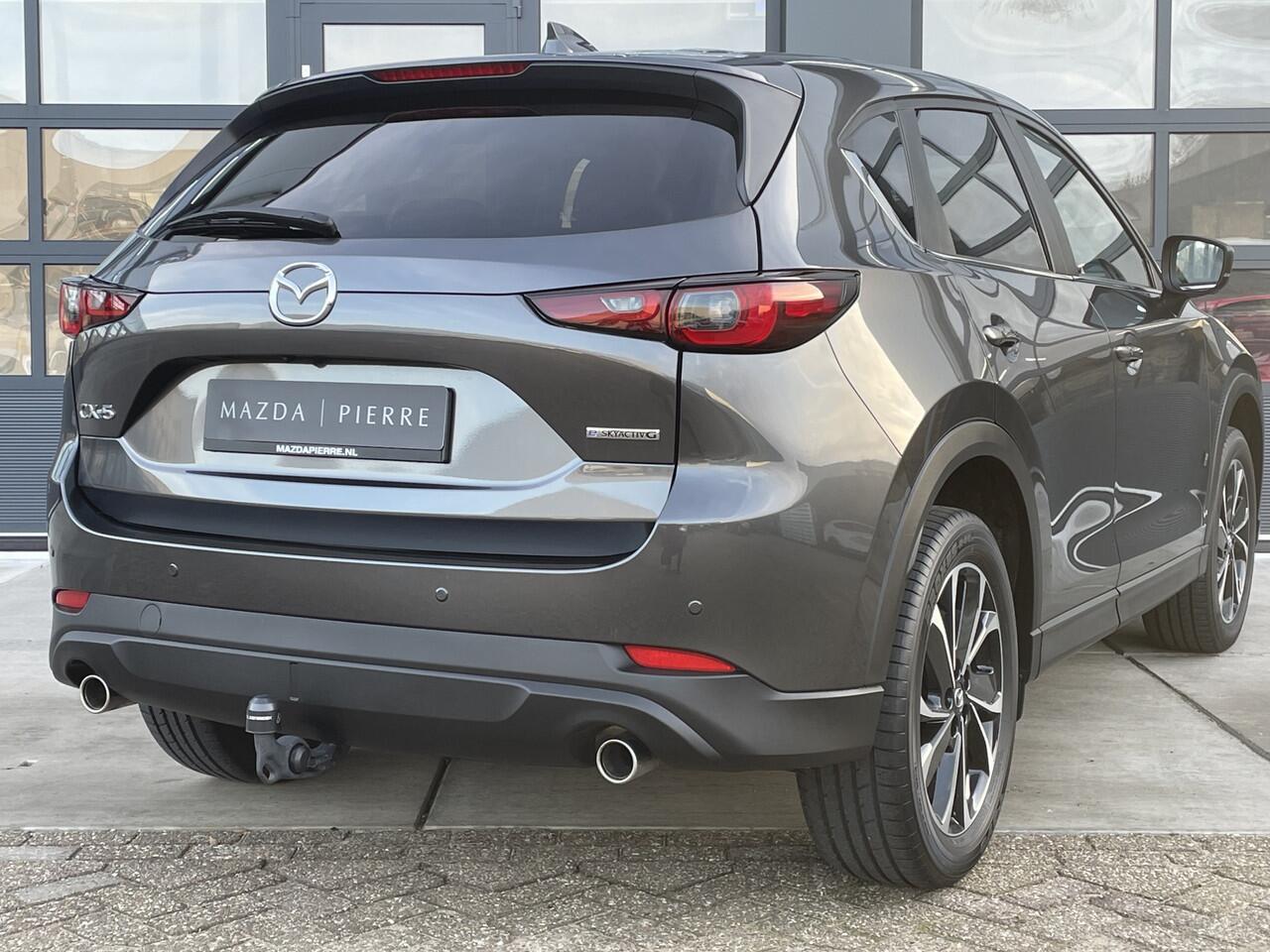Mazda CX-5 2.0 e-SkyActiv-G M Hybrid 165 Advantage | AUTOMAAT | TREKHAAK | APPLE CARPLAY | 12.444KM!!! NAVI | LED 19 INCH LMV | WINTERPAKKET | RONDOMZICHT CAMERA | 2000 KG TREKGEWICHT