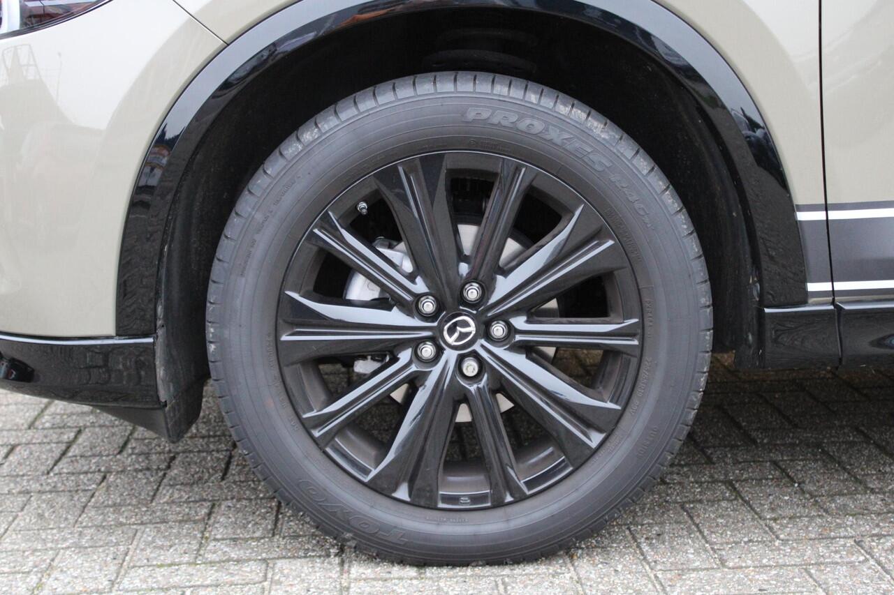 Mazda CX-5 2.0 e-SkyActiv-G M Hybrid 165 Homura , Demovoordeel ¤ 7.100-, Leder Pack, Adap.Cruise, Navi, Apple Carplay, 360 Camera, PDC, HUD, Stoelverwarming/ventilatie, 19" LMV