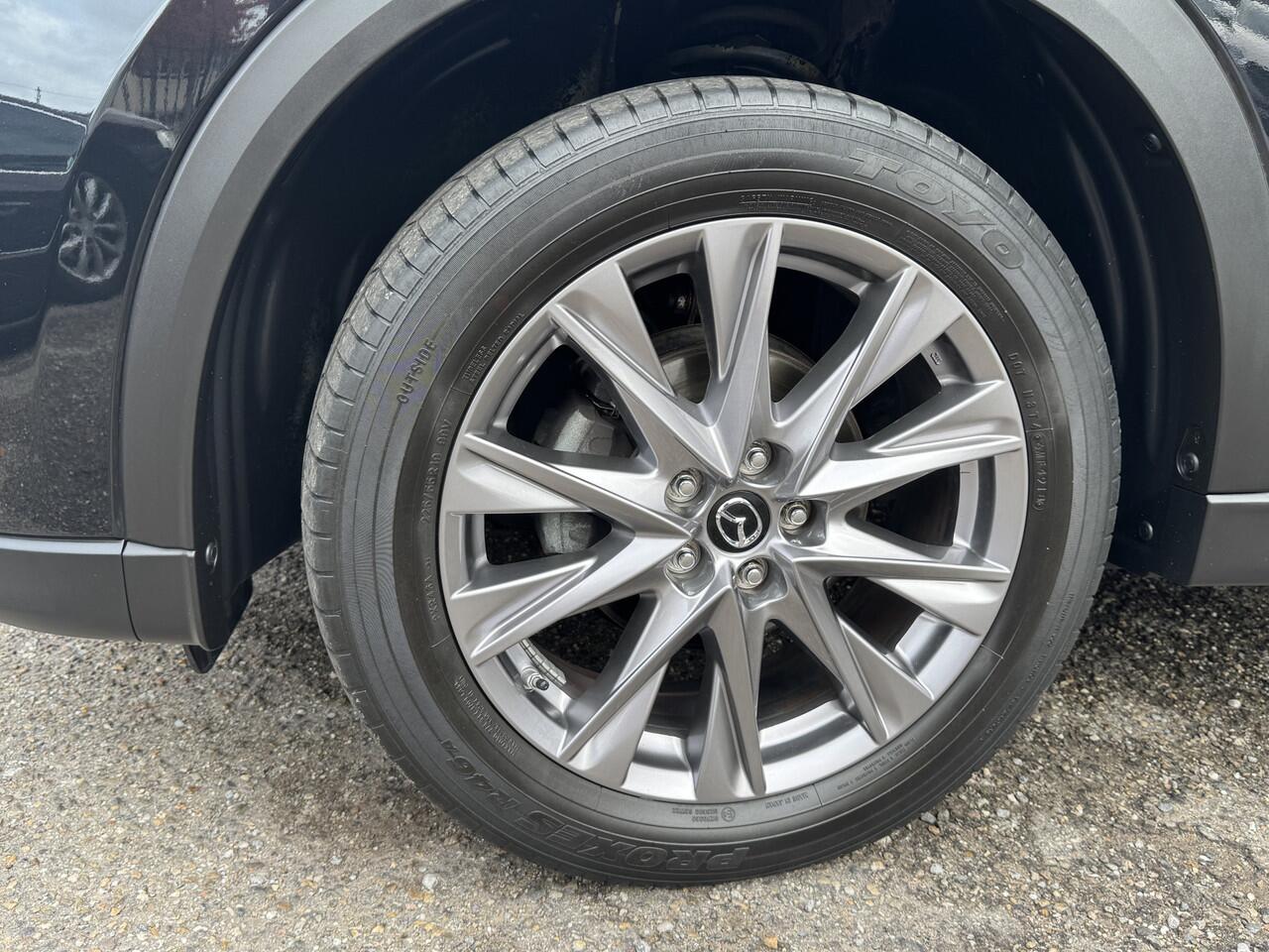 Mazda CX-5 2.0 SkyActiv-G 165 Luxury // FULL LED // 360 CAMERA+SENSOREN // HUD DISPLAY // DODEHOEK // NAVI // STUUR+STOELVERWARMING // ELEK. ACHTERKLEP //