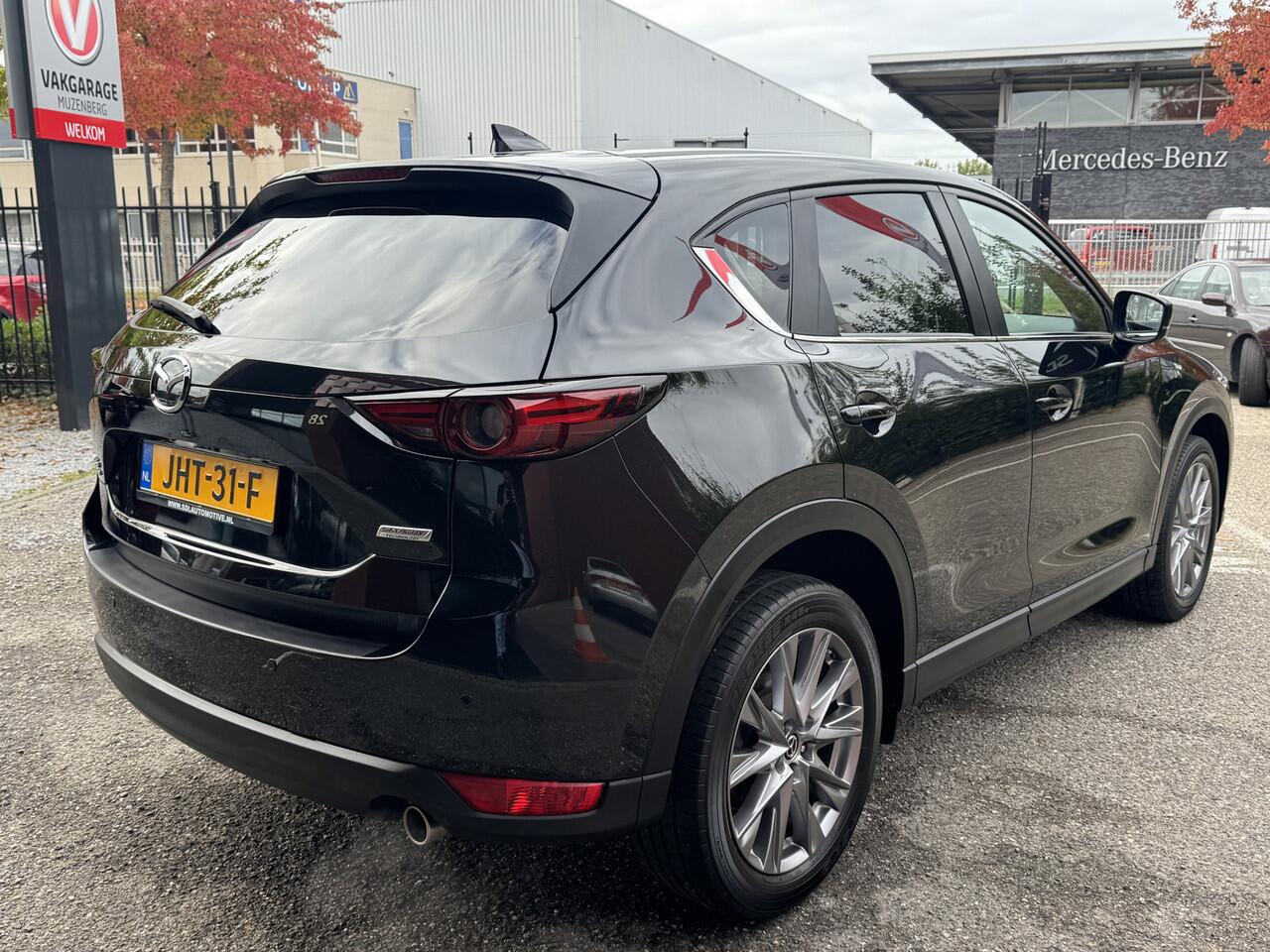 Mazda CX-5 2.0 SkyActiv-G 165 Luxury // FULL LED // 360 CAMERA+SENSOREN // HUD DISPLAY // DODEHOEK // NAVI // STUUR+STOELVERWARMING // ELEK. ACHTERKLEP //
