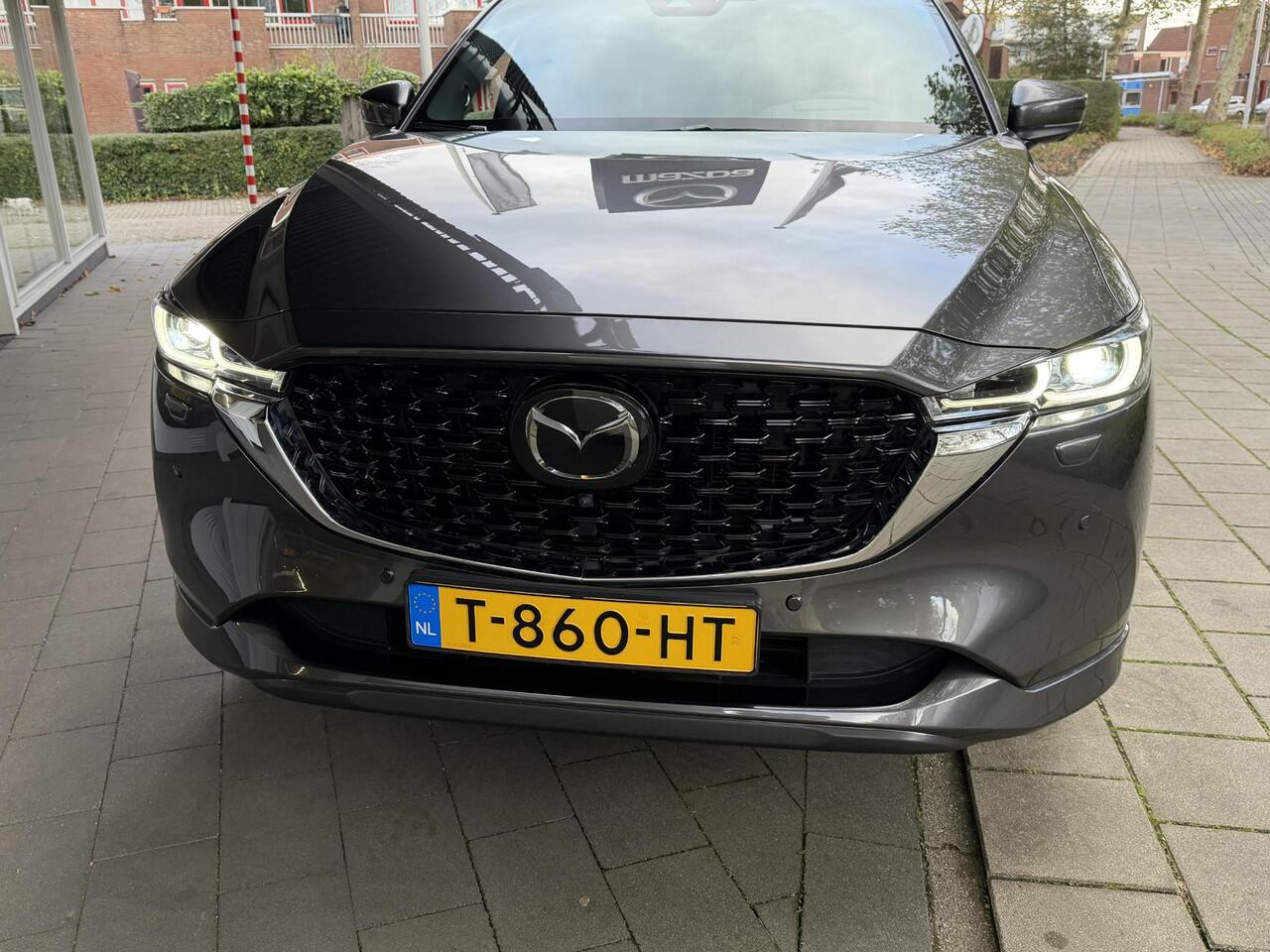 Mazda CX-5 2.0 e-SkyActiv-G M Hybrid 165 Takumi Automaat | 360 camera | Nappa leder | elek. klep | Ned. auto | dealer onderhouden.