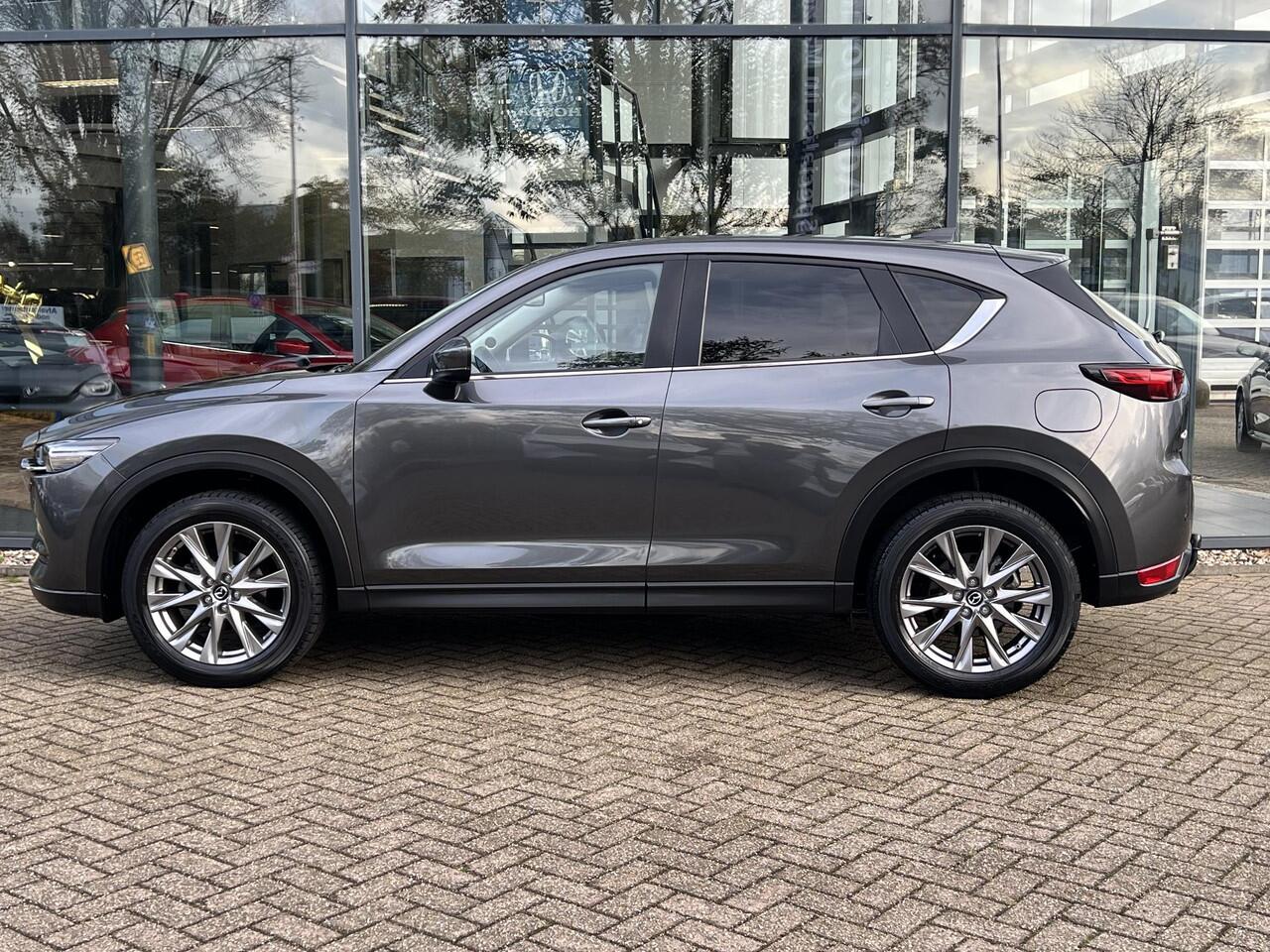 Mazda CX-5 2.0 SkyActiv-G 165 Style Selected AUTOMAAT | TREKHAAK | BOSE | ELEKTR. STOELEN | DODEHOEKDETECTIE | STOEL- EN STUURVERWARMING | LEDER | 360° CAMERA | PARKEERSENSOREN V+A | CARPLAY |