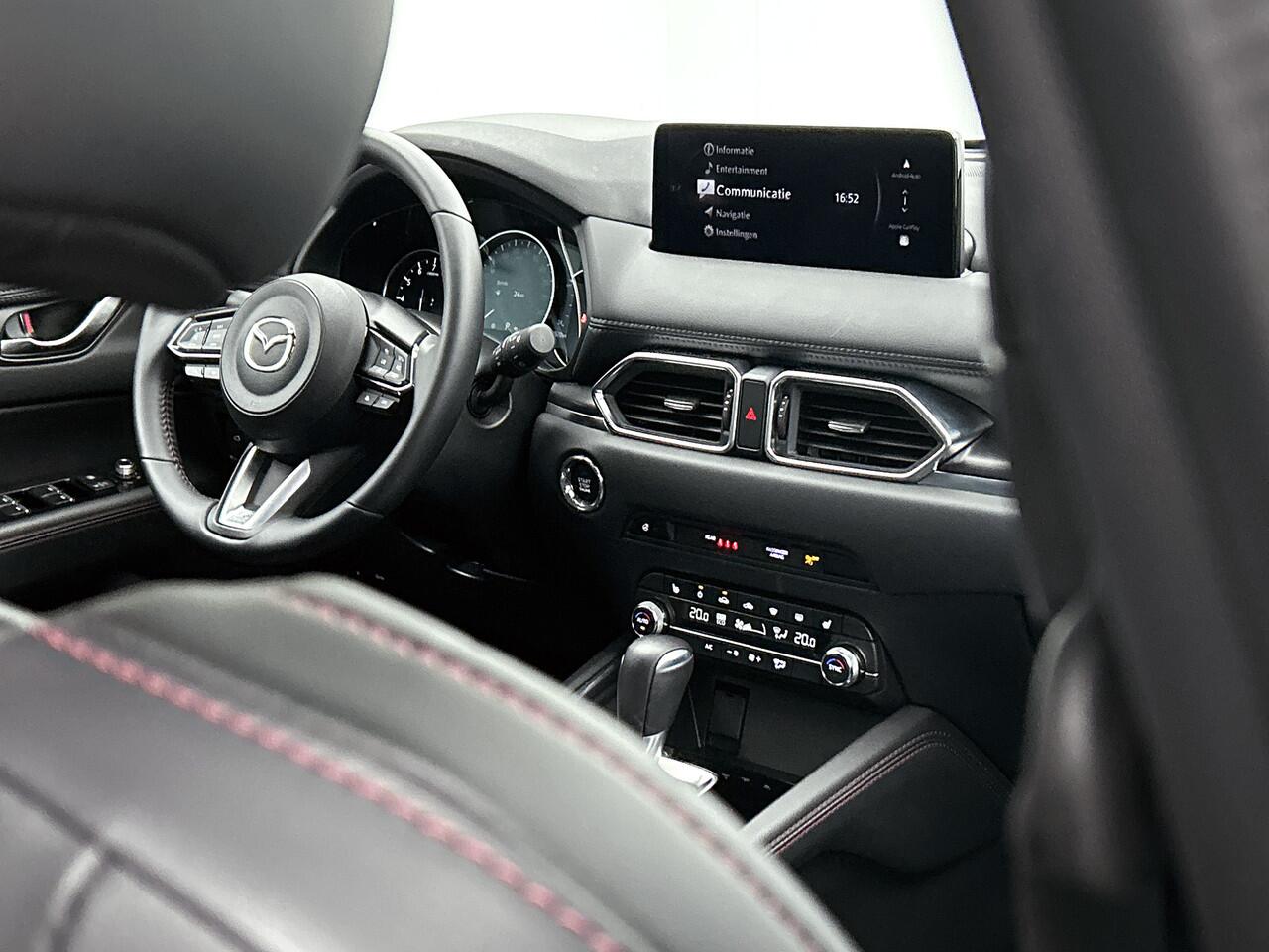 Mazda CX-5 2.0 e-SkyActiv-G M Hybrid 165 Homura / Interesse in dit voertuig? Hij is uitsluitend te bezichtigen / proefrijden op afspraak.