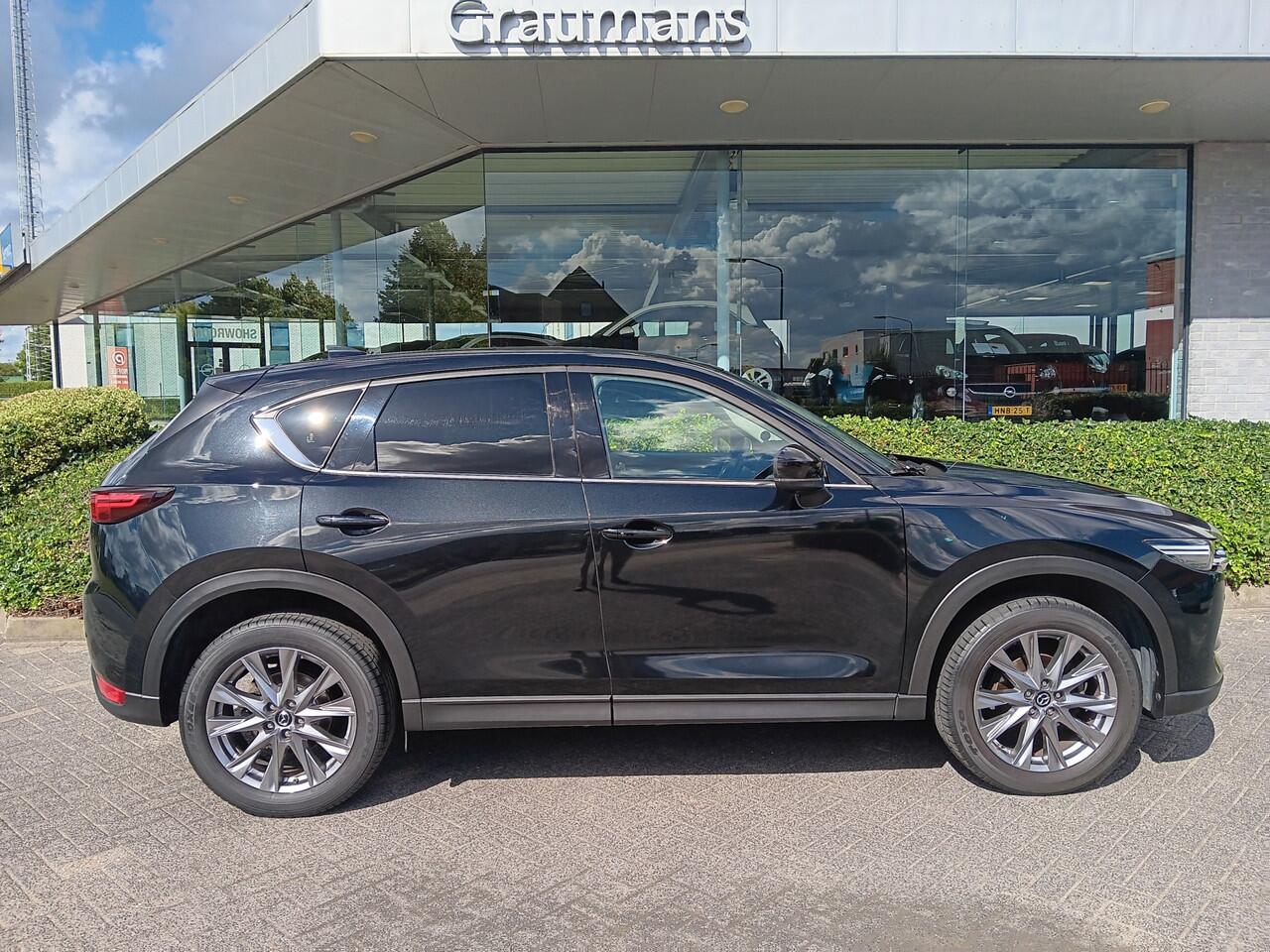 Mazda CX-5 2.0 SkyActiv-G 165 Luxury AUTOMAAT, Leder, Navi, Clima, Head-up, etc. incl. 12 MND BOVAGGARANTIE stoelkoeling voor, stoelverwarming voor én achter, zeer compleet!