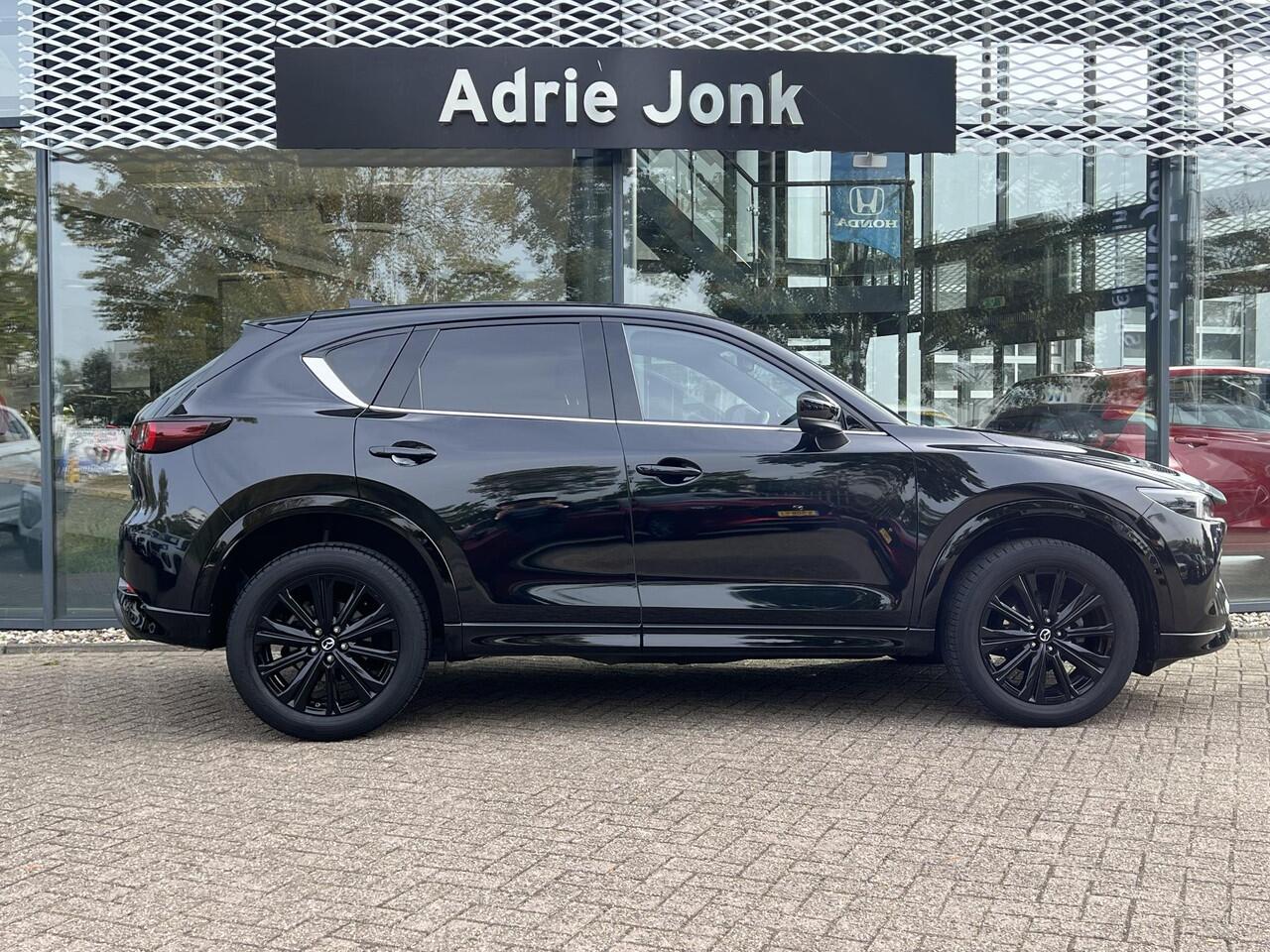 Mazda CX-5 2.0 e-SkyActiv-G M Hybrid 165 Homura AUTOMAAT | COMFORT PACK | ELEKTR.ACHTEKLEP | ELEKTR. STOELEN | 360° GRADEN CAMERA | STOEL- EN STUURVERWARMING | STOELVENTILATIE | LEDER | BOSE AUDIO |PARKEERSENSOREN V+A | NED. AUTO |