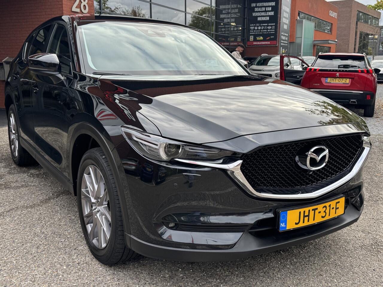 Mazda CX-5 2.0 SkyActiv-G 165 Luxury // FULL LED // 360 CAMERA+SENSOREN // HUD DISPLAY // DODEHOEK // NAVI // STUUR+STOELVERWARMING // ELEK. ACHTERKLEP //