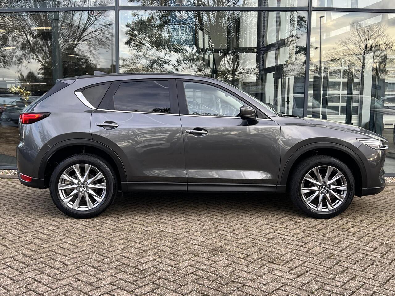Mazda CX-5 2.0 SkyActiv-G 165 Style Selected AUTOMAAT | TREKHAAK | BOSE | ELEKTR. STOELEN | DODEHOEKDETECTIE | STOEL- EN STUURVERWARMING | LEDER | 360° CAMERA | PARKEERSENSOREN V+A | CARPLAY |