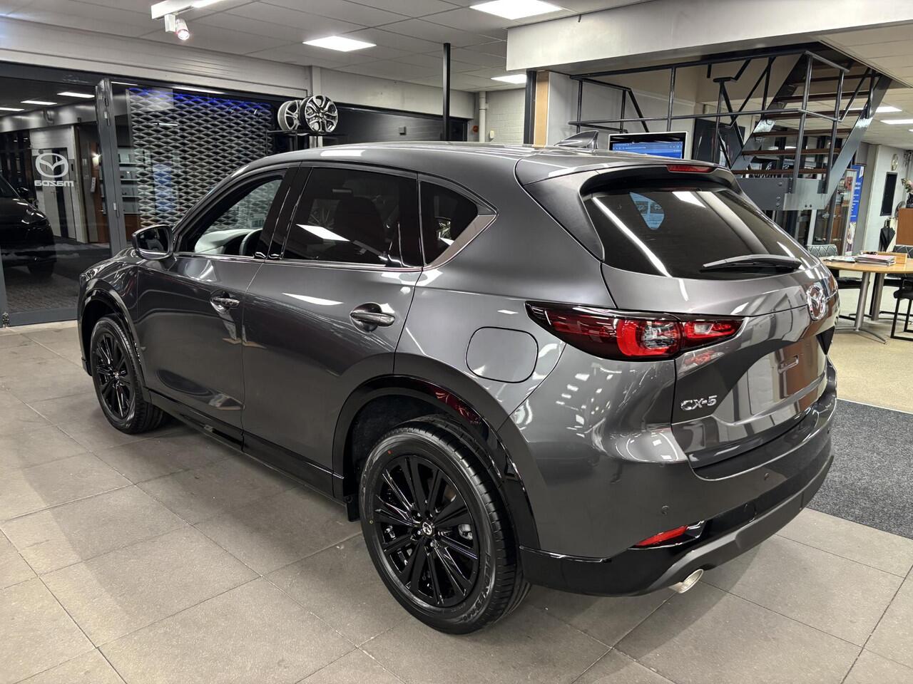 Mazda CX-5 2.0 e-SkyActiv-G M Hybrid 165 Homura , Nieuwe Auto, 10 KM, Registratievoordeel ¤ 5.000-, Leder Pack, Adap.Cruise, Navi, Apple Carplay, 360 Camera, PDC, HUD, Stoelverwarming/ventilatie, 19" LMV
