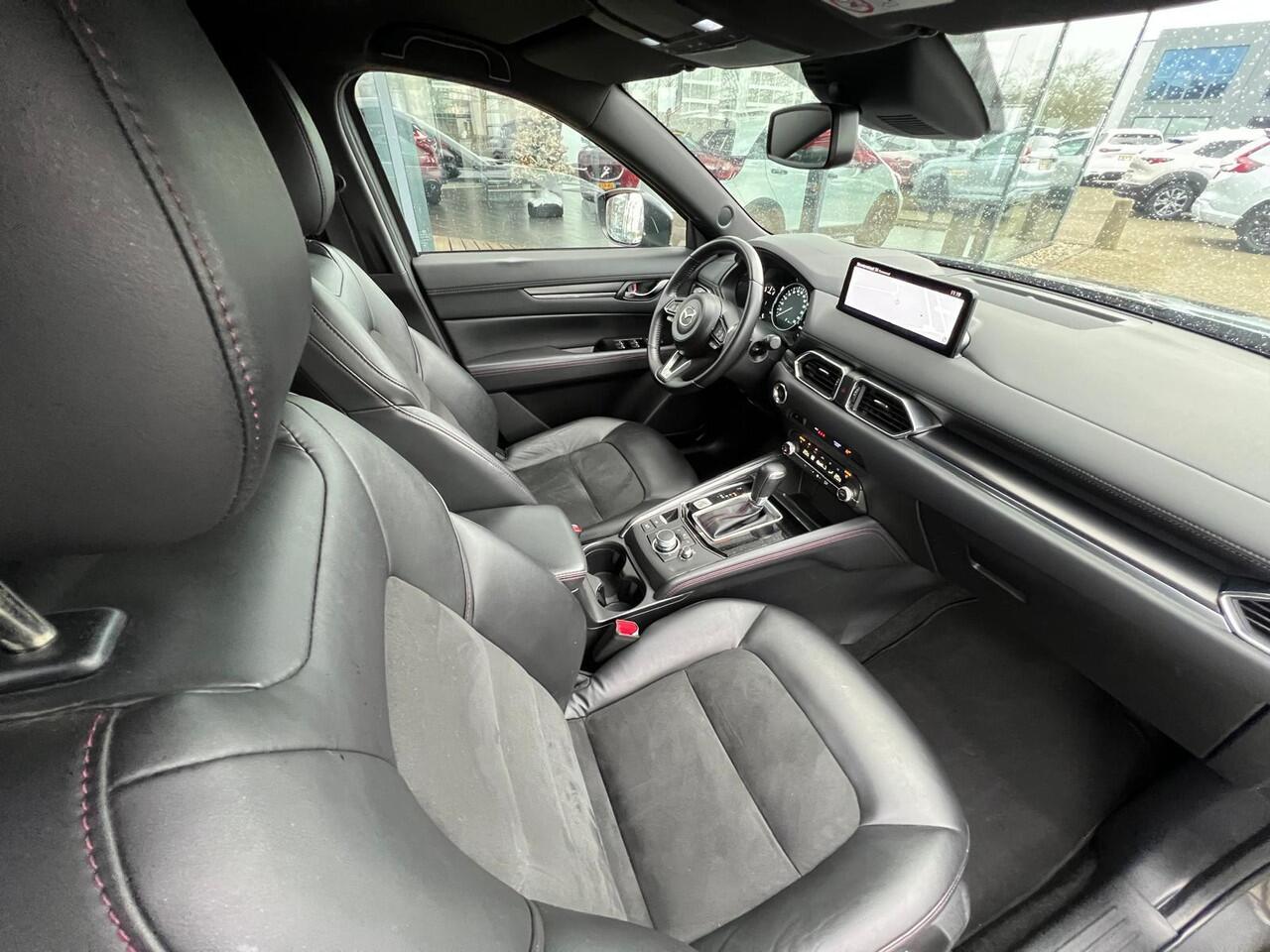 Mazda CX-5 2.0 SkyActiv-G 165 Homura Limited AUTOMAAT | TREKHAAK | NED.AUTO | 1e EIGENAAR | LEDER/ALCANTARA | 360 CAMERA | ADAP. CRUISE CONTROLE | ALL SEASON BANDEN | DEALER ONDERHOUDEN