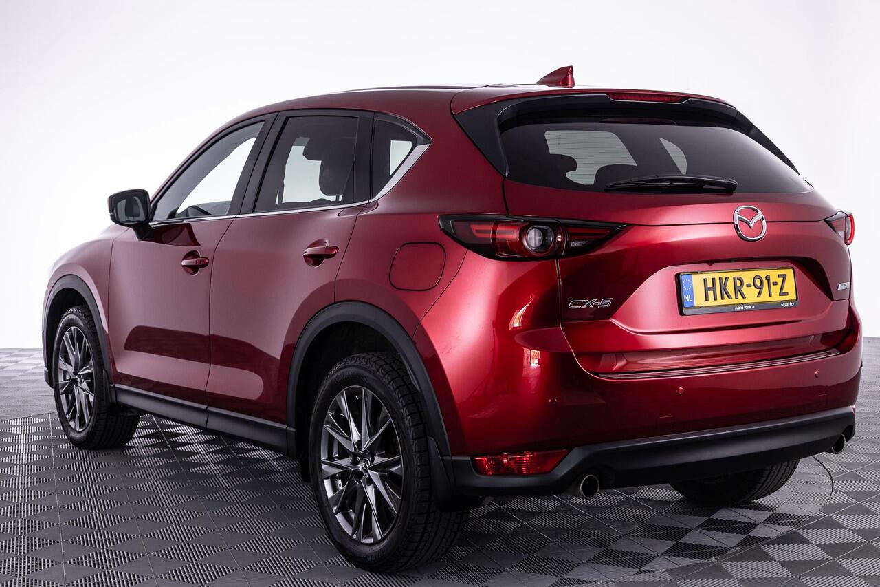 Mazda CX-5 2.0 SkyActiv-G 165 Signature | AUTOMAAT | APPLE CARPLAY | LEDER | BOSE AUDIO | 360 CAMERA | HEAD UP | ADAPTIEF CRUISE CONTROL | DODEHOEK DETECTIE |