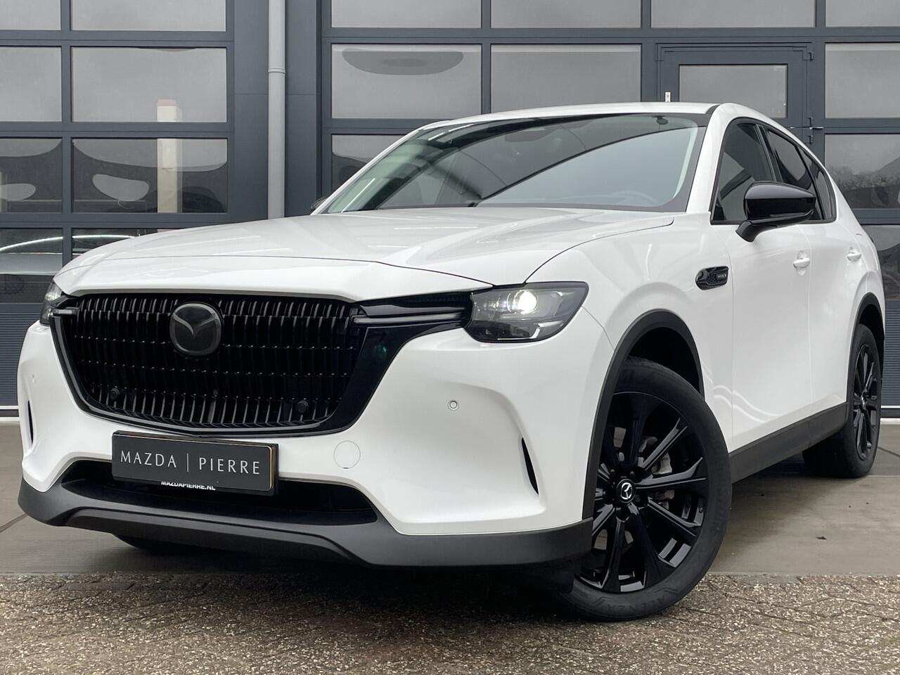 Mazda CX-60 2.5 e-SkyActiv 327 pk PHEV AUTOMAAT Exclusive-Line NAVI | ACHTERUITRIJCAMERA | TREKHAAK | BLACK-PAKKET | 20 INCH LMV FABRIEKS-GARANTIE | WINTERPAKKET | TREKGEWICHT 2500 KG