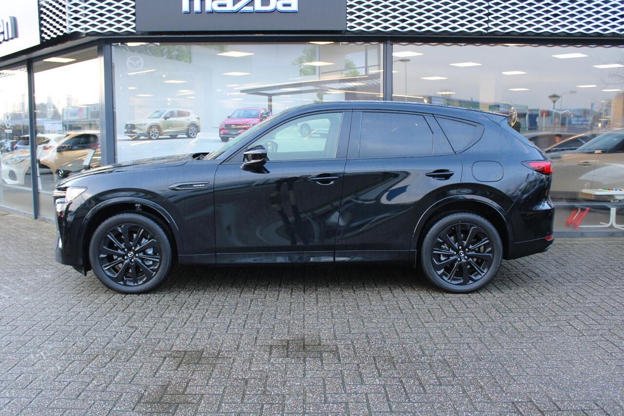 Mazda CX-60 2.5 e-SkyActiv PHEV 327 Homura , Demovoordeel ¤ 12.790,-, CS Pack, DA Pack, Alarm, Leder, 360 Camera, Bose, Adap Cruise, LMV 20 Inch