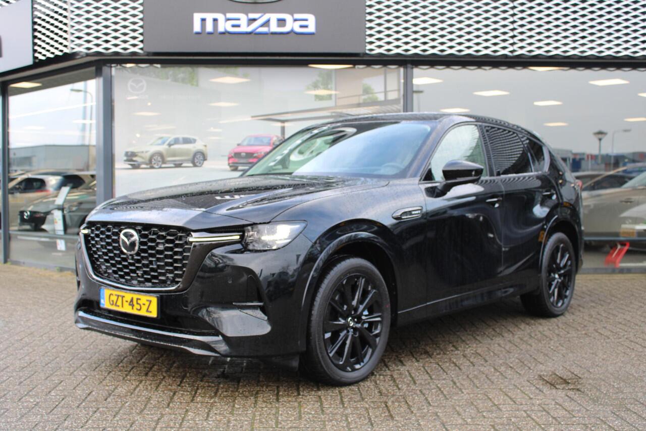 Mazda CX-60 2.5 e-SkyActiv PHEV 327 Homura , Demovoordeel ¤ 12.790,-, CS Pack, DA Pack, Alarm, Leder, 360 Camera, Bose, Adap Cruise, LMV 20 Inch
