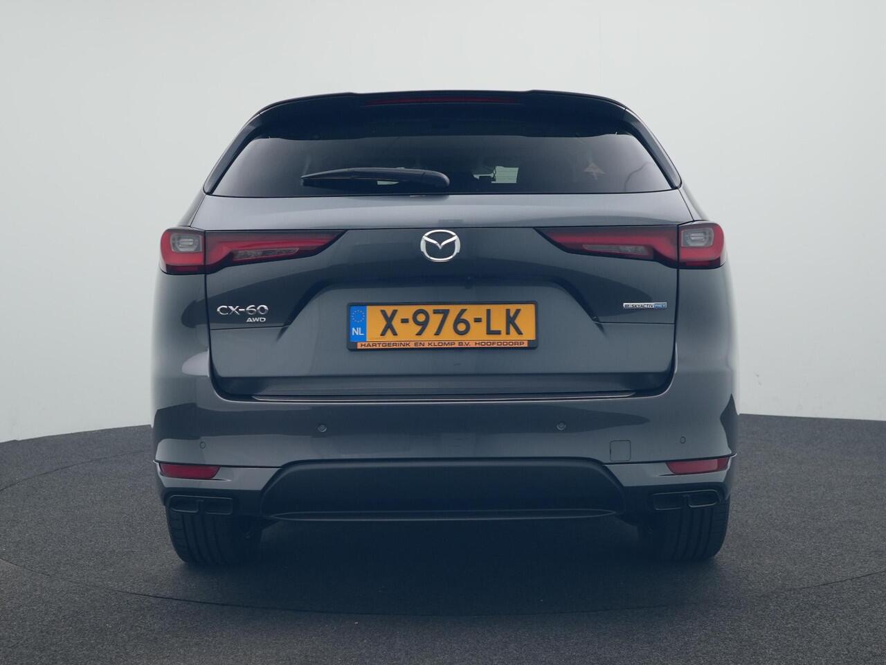 Mazda CX-60 2.5 E-SKYACTIV PHEV Homura 4WD automaat | Panorama Pack | Convenience & Sound Pack | Driver Assistance Pack met wegklapbare trekhaak en Klasse III alarmsysteem : dealer onderhouden
