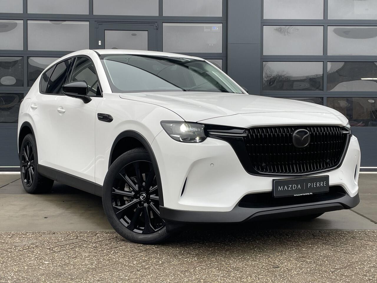Mazda CX-60 2.5 e-SkyActiv 327 pk PHEV AUTOMAAT Exclusive-Line NAVI | ACHTERUITRIJCAMERA | TREKHAAK | BLACK-PAKKET | 20 INCH LMV FABRIEKS-GARANTIE | WINTERPAKKET | TREKGEWICHT 2500 KG