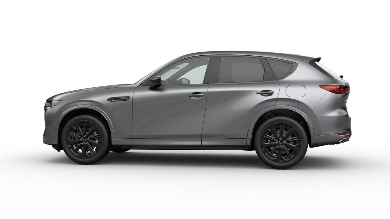 Mazda CX-60 Homura Business Edition - Zwart Nappa Leder | 12,3-inch TFT-kleurendisplay met bediening via centrale HMI Commander, touchscreen (voor Apple CarPlay / Android Auto(TM)) of voice control | 12,3-inch digitale meterset | 20-inch lichtmetalen velgen, Black