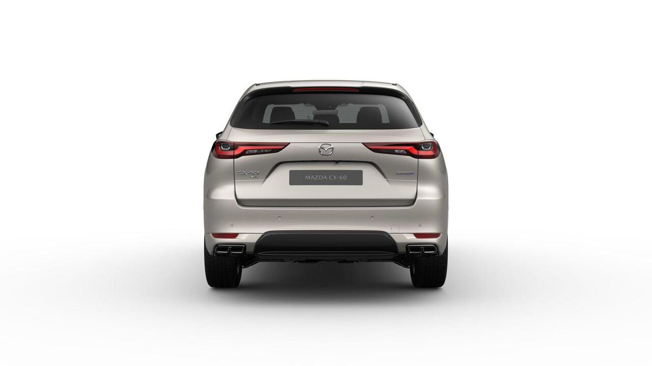 Mazda CX-60 Homura Business Edition - Zwart Nappa Leder | 12,3-inch TFT-kleurendisplay met bediening via centrale HMI Commander, touchscreen (voor Apple CarPlay / Android Auto(TM)) of voice control | 12,3-inch digitale meterset | 20-inch lichtmetalen velgen, Black