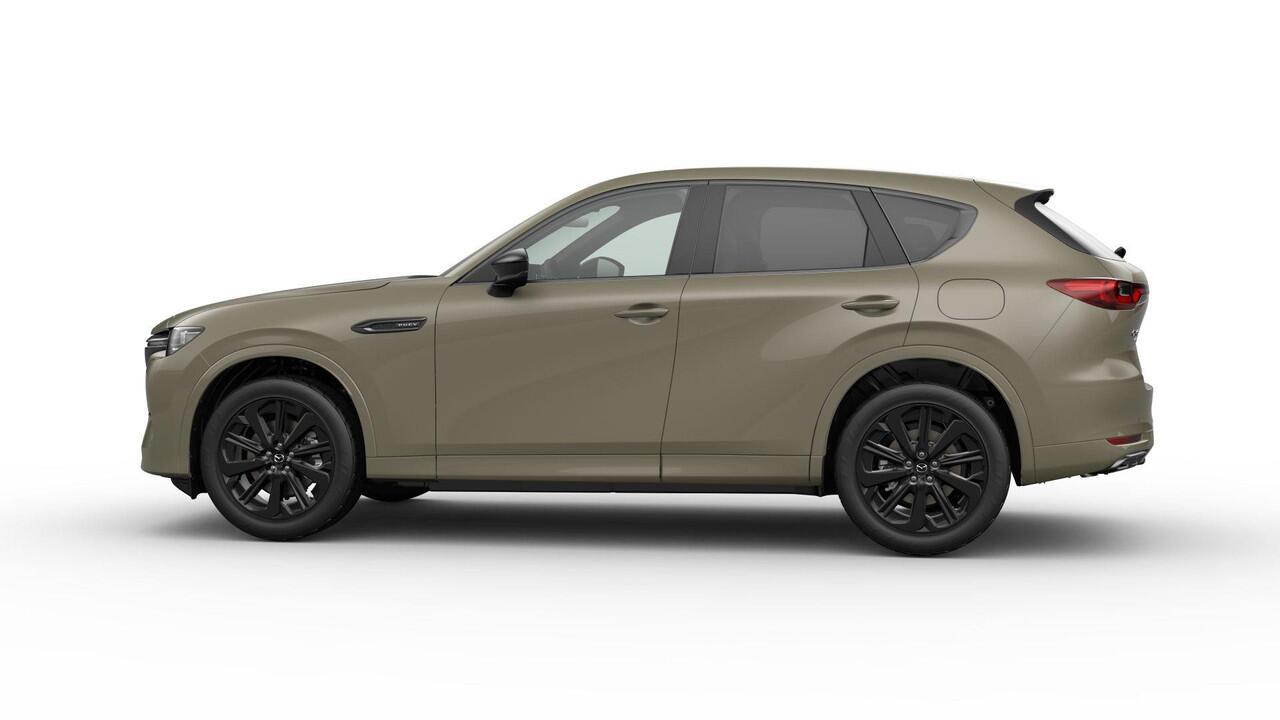 Mazda CX-60 Homura Business Edition | 12,3-inch TFT-kleurendisplay met bediening via centrale HMI Commander, touchscreen (voor Apple CarPlay / Android Auto(TM)) of voice control | 12,3-inch digitale meterset | 20-inch lichtmetalen velgen, Black