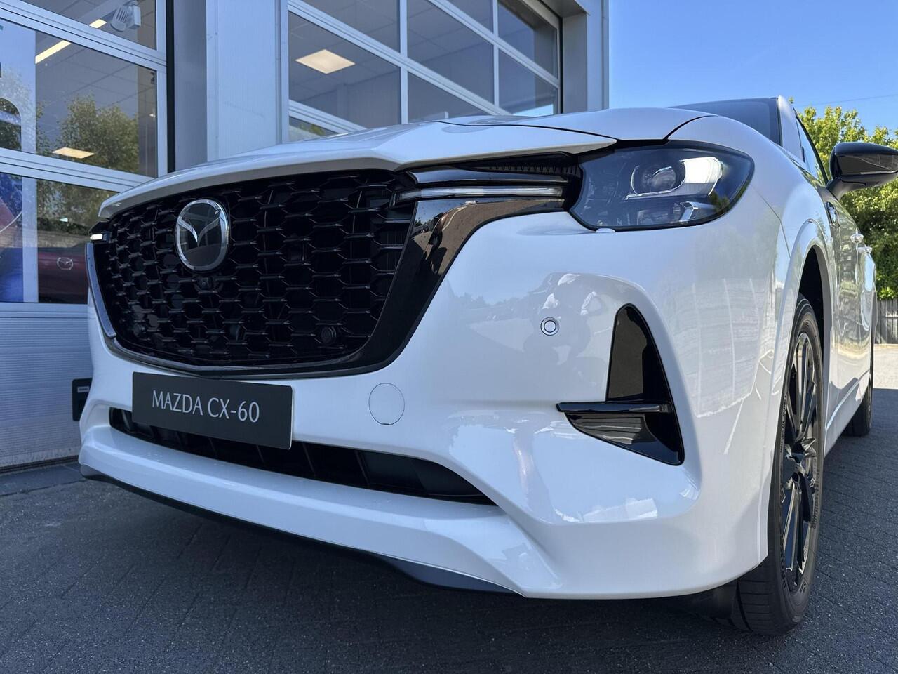 Mazda CX-60 2.5 e-SkyActiv PHEV Homura Business Edition | Nieuw model | Zwart leder | Adaptive cruise