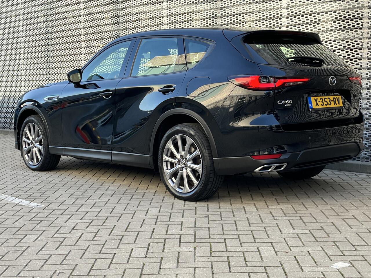 Mazda CX-60 2.5 e-SkyActiv PHEV Exclusive-Line / Navigatie / Camera / Parkeersensoren V+A/ Memory seat / Leder /