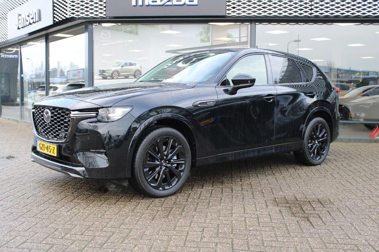 Mazda CX-60 2.5 e-SkyActiv PHEV 327 Homura , Demovoordeel ¤ 12.790,-, CS Pack, DA Pack, Alarm, Leder, 360 Camera, Bose, Adap Cruise, LMV 20 Inch