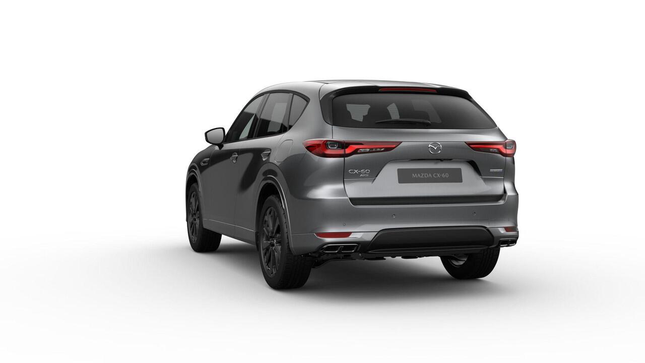 Mazda CX-60 Homura Business Edition | 12,3-inch TFT-kleurendisplay met bediening via centrale HMI Commander, touchscreen (voor Apple CarPlay / Android Auto(TM)) of voice control | 12,3-inch digitale meterset | 20-inch lichtmetalen velgen, Black