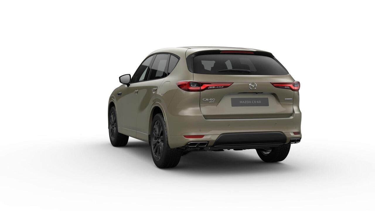 Mazda CX-60 Homura Business Edition | 12,3-inch TFT-kleurendisplay met bediening via centrale HMI Commander, touchscreen (voor Apple CarPlay / Android Auto(TM)) of voice control | 12,3-inch digitale meterset | 20-inch lichtmetalen velgen, Black