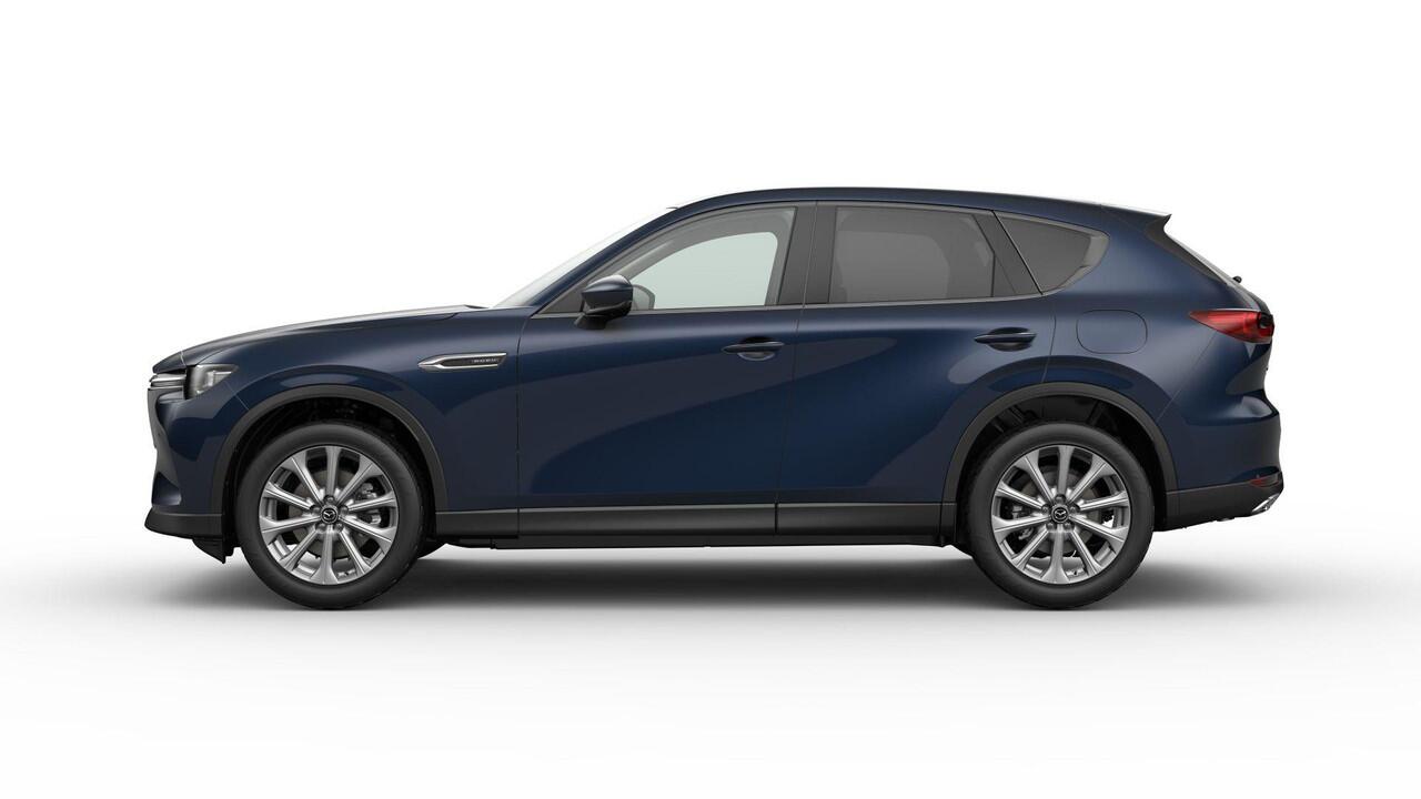 Mazda CX-60 Exclusive-Line Business Edition | 12,3-inch TFT-kleurendisplay met bediening via centrale HMI Commander, touchscreen (voor Apple CarPlay / Android Auto(TM)) of voice control | 12,3-inch digitale meterset | 20-inch lichtmetalen velgen, Silver