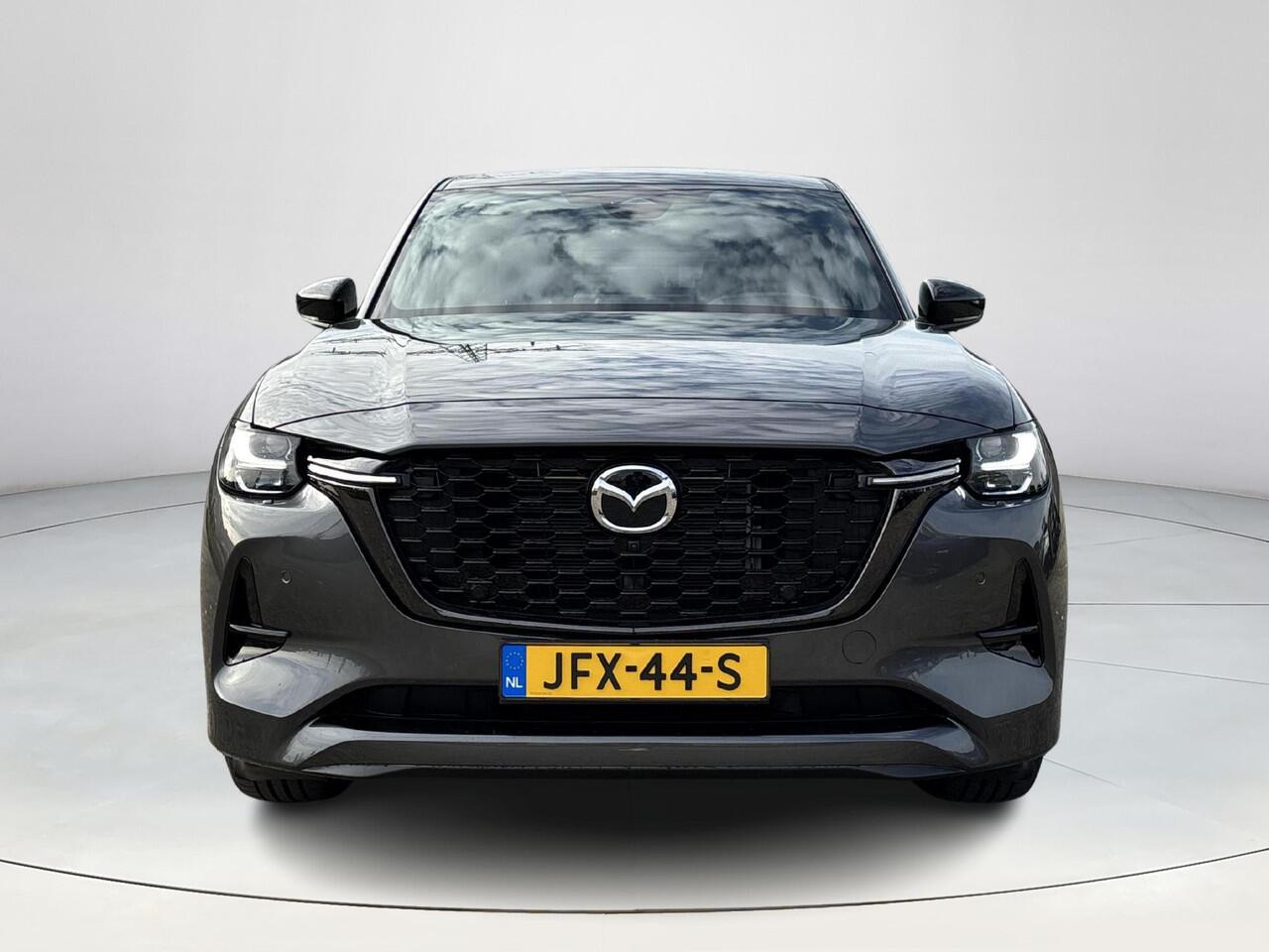 Mazda CX-60 2.5 e-SkyActiv PHEV Homura Business Edition | Stoelverwarming/verkoeling | Adaptive cruisecontrol | Lederen bekleding | Elektrische stoelen met geheugenfunctie | Stuurwiel elektrisch verstelbaar |360* camera | Elektronische achterklep |