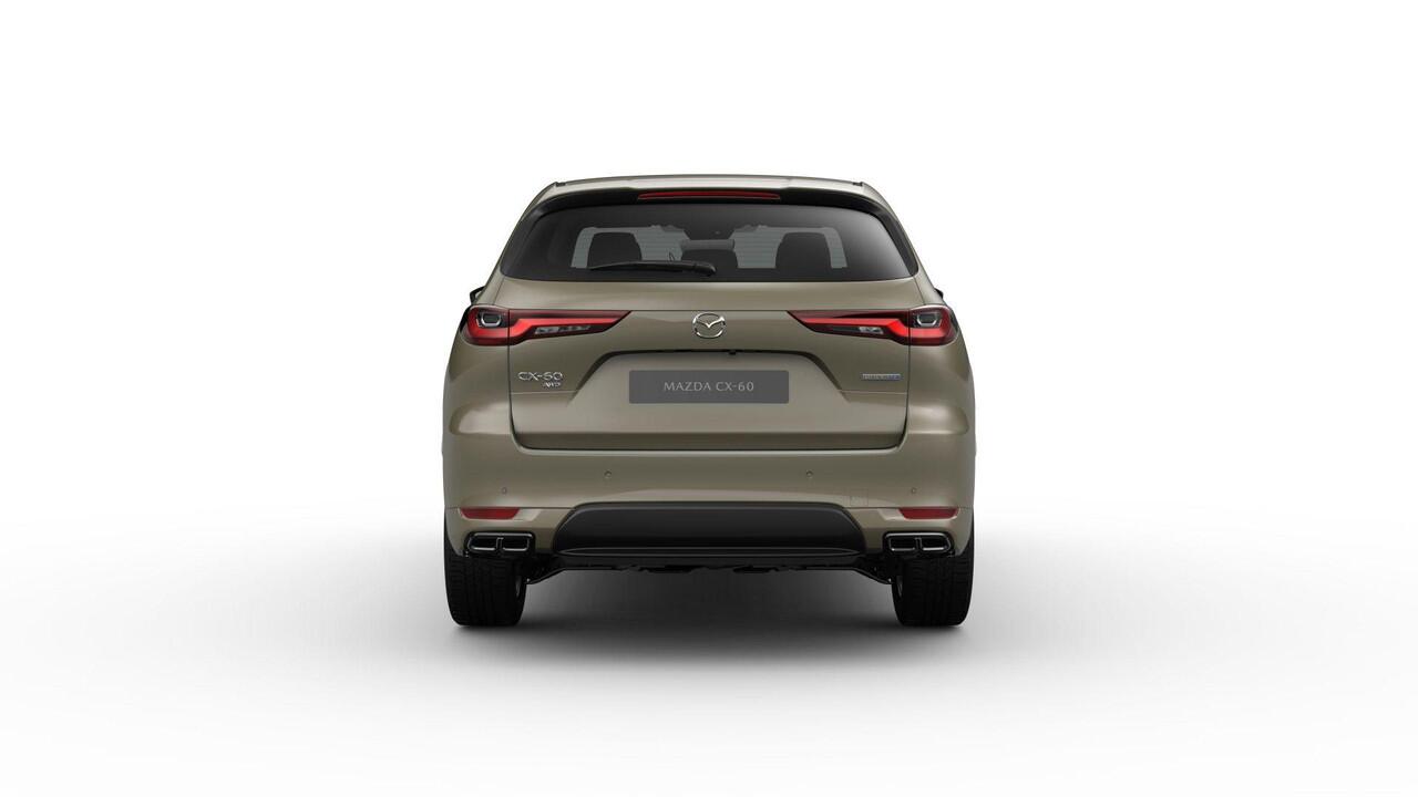 Mazda CX-60 Homura Business Edition | 12,3-inch TFT-kleurendisplay met bediening via centrale HMI Commander, touchscreen (voor Apple CarPlay / Android Auto(TM)) of voice control | 12,3-inch digitale meterset | 20-inch lichtmetalen velgen, Black
