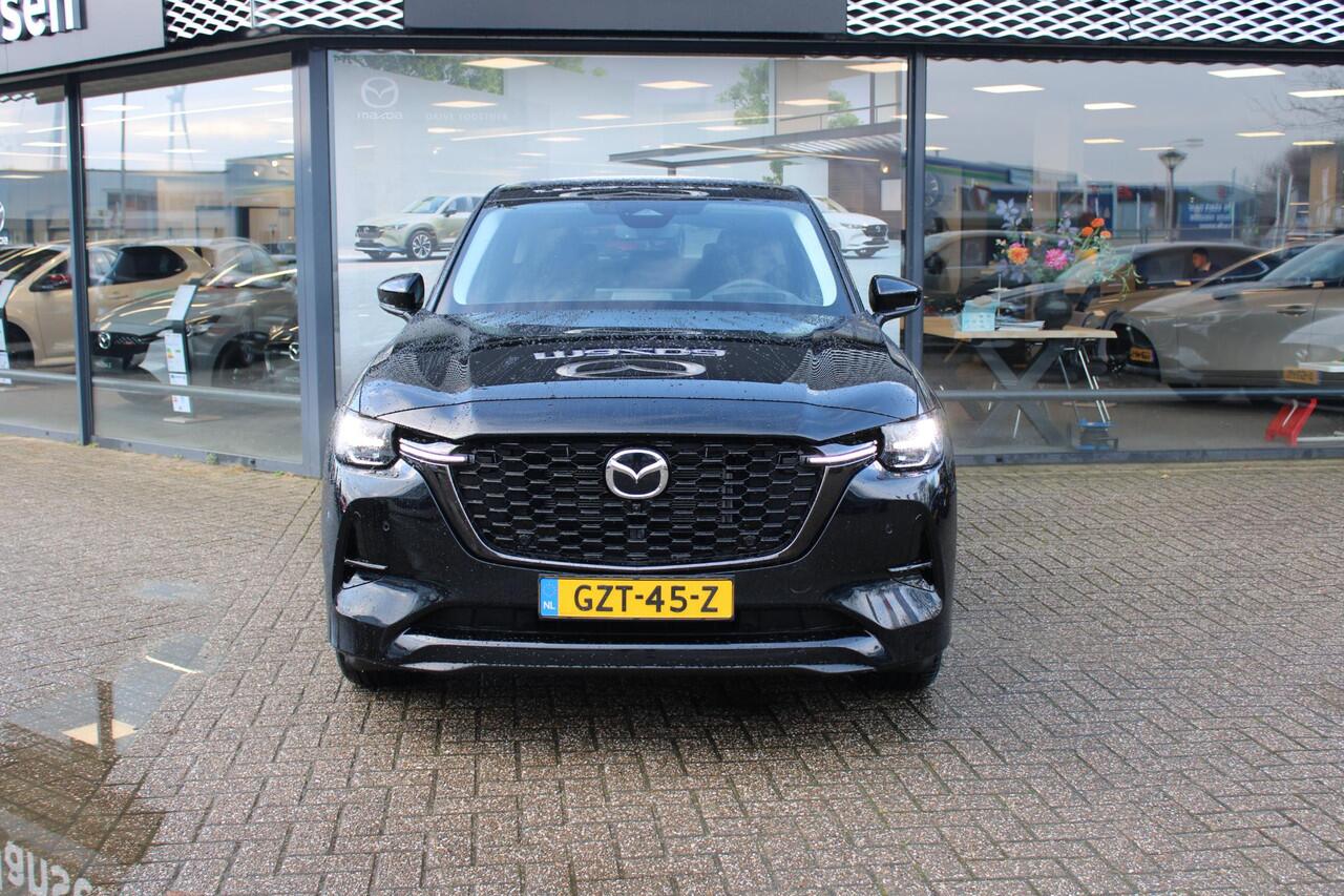 Mazda CX-60 2.5 e-SkyActiv PHEV 327 Homura , Demovoordeel ¤ 12.790,-, CS Pack, DA Pack, Alarm, Leder, 360 Camera, Bose, Adap Cruise, LMV 20 Inch
