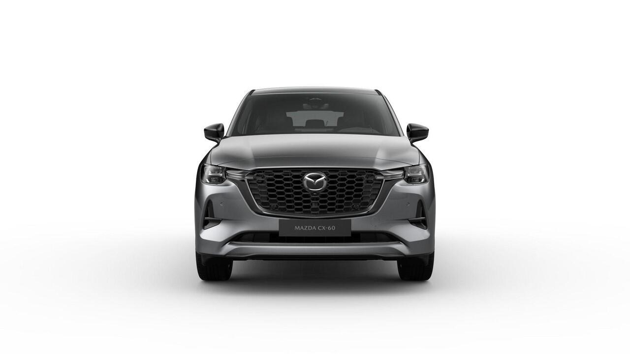 Mazda CX-60 Homura Business Edition - Zwart Nappa Leder | 12,3-inch TFT-kleurendisplay met bediening via centrale HMI Commander, touchscreen (voor Apple CarPlay / Android Auto(TM)) of voice control | 12,3-inch digitale meterset | 20-inch lichtmetalen velgen, Black
