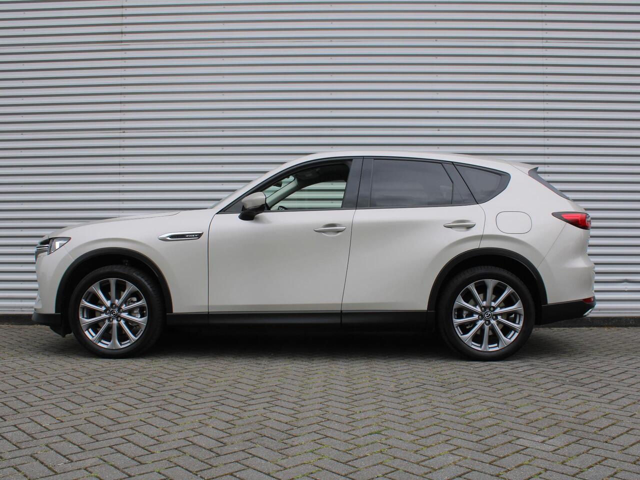 Mazda CX-60 2.5 e-SkyActiv PHEV Exclusive-Line | Trekhaak | Camera rondom | Stuur-/stoelverwarming | HUD | Bose audio | 20" LM |