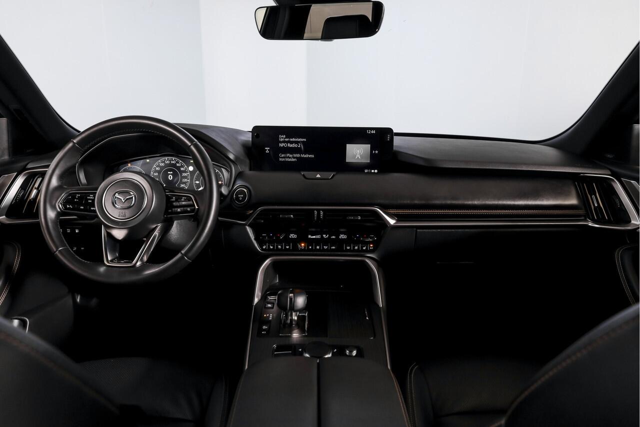 Mazda CX-60 2.5 e-SkyActiv PHEV Homura Plus | S/K-Panodak | Adapt. Cruise | Elek. Stoel-+verwarming & Ventilatie | Leder | HUD | 360 Camera | Bose | NAV+App. Connect | LM 20" | 0617