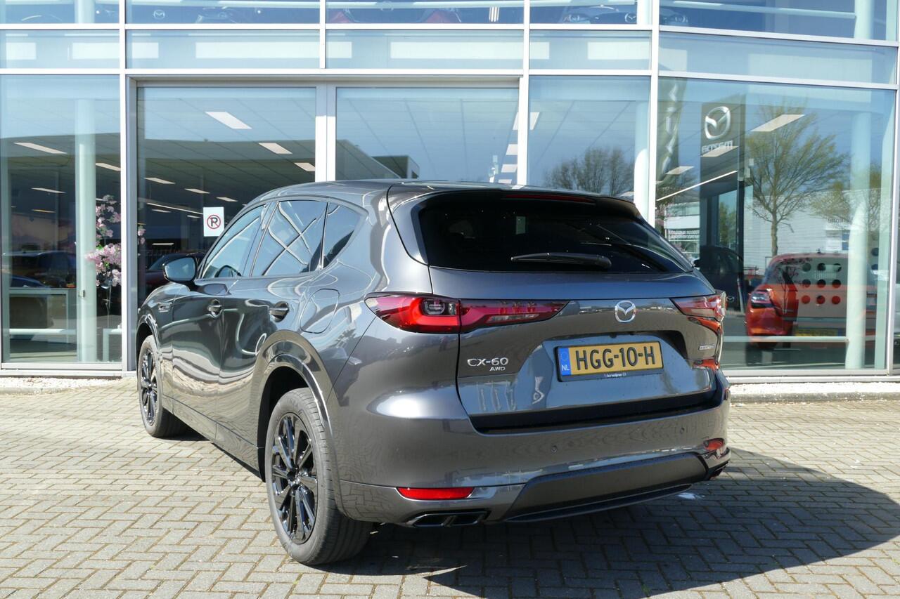 Mazda CX-60 2.5 e-SkyActiv PHEV Homura Plus | 360 Camera | Adapt Cruise | Apple/Android | Bose | Pano | RIJKLAARPRIJS!!