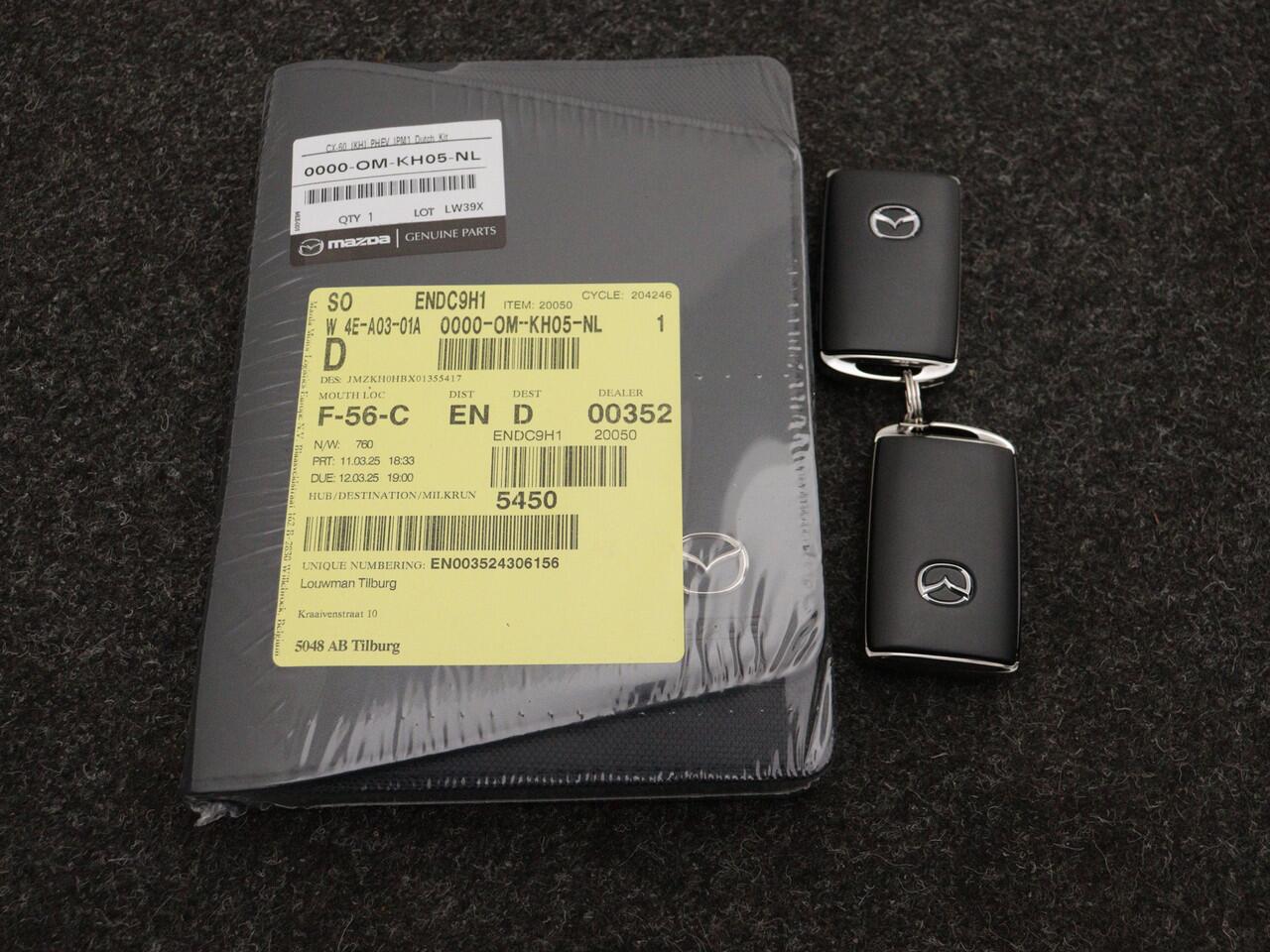 Mazda CX-60 2.5 e-SkyActiv PHEV Homura Business Edition | BOSE | Elec Achterklep | Adap. Cruise |