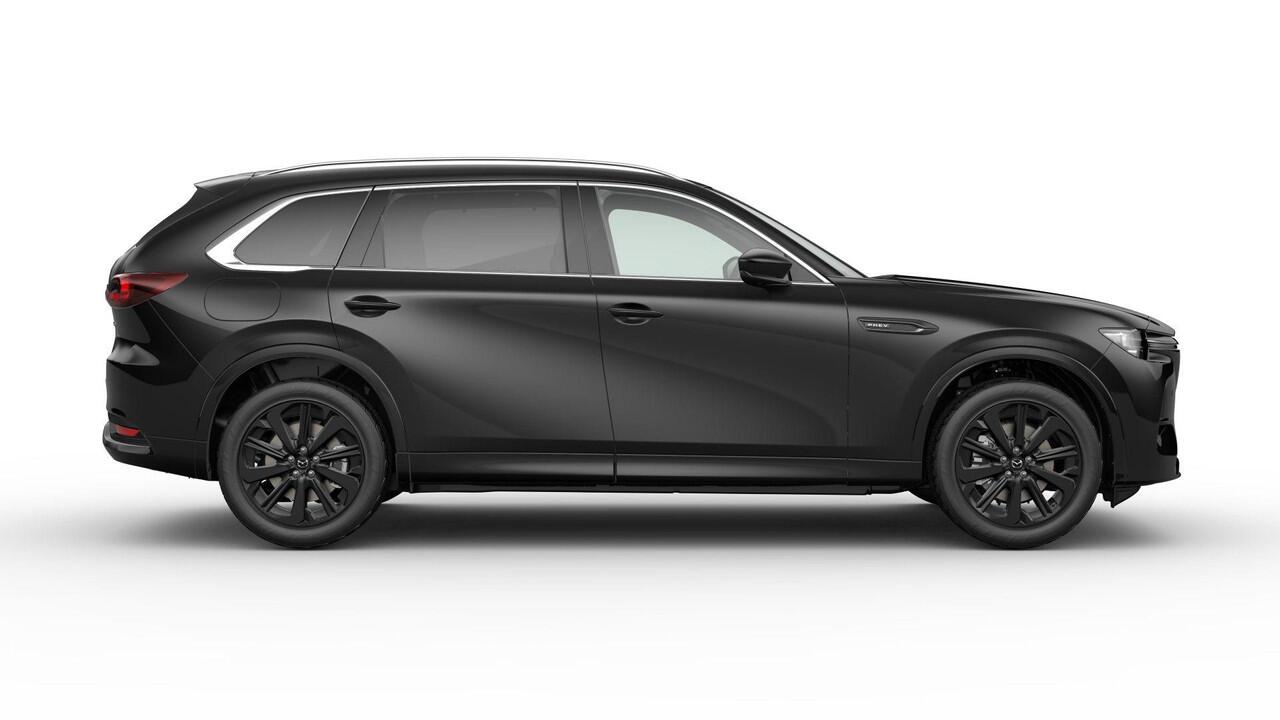 Mazda CX-80 2.5 e-SkyActiv PHEV Homura Plus / Jet Black / Zwart Nappa leder
