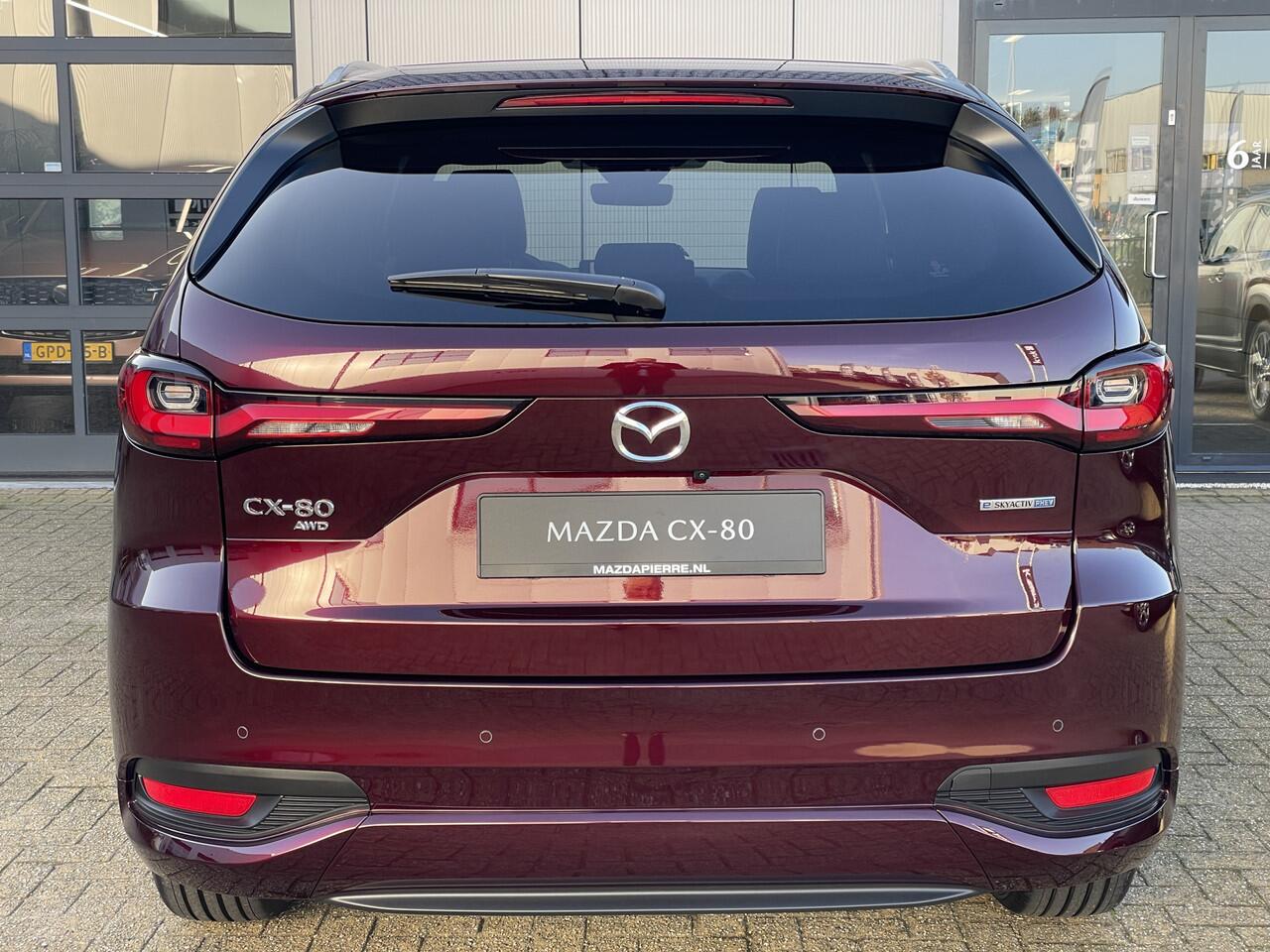 Mazda CX-80 2.5 e-SkyActiv PHEV Homura Plus 7 pers *UPGRADE ACTIE* van ¤ 74.890,- voor ¤ 68.540,-