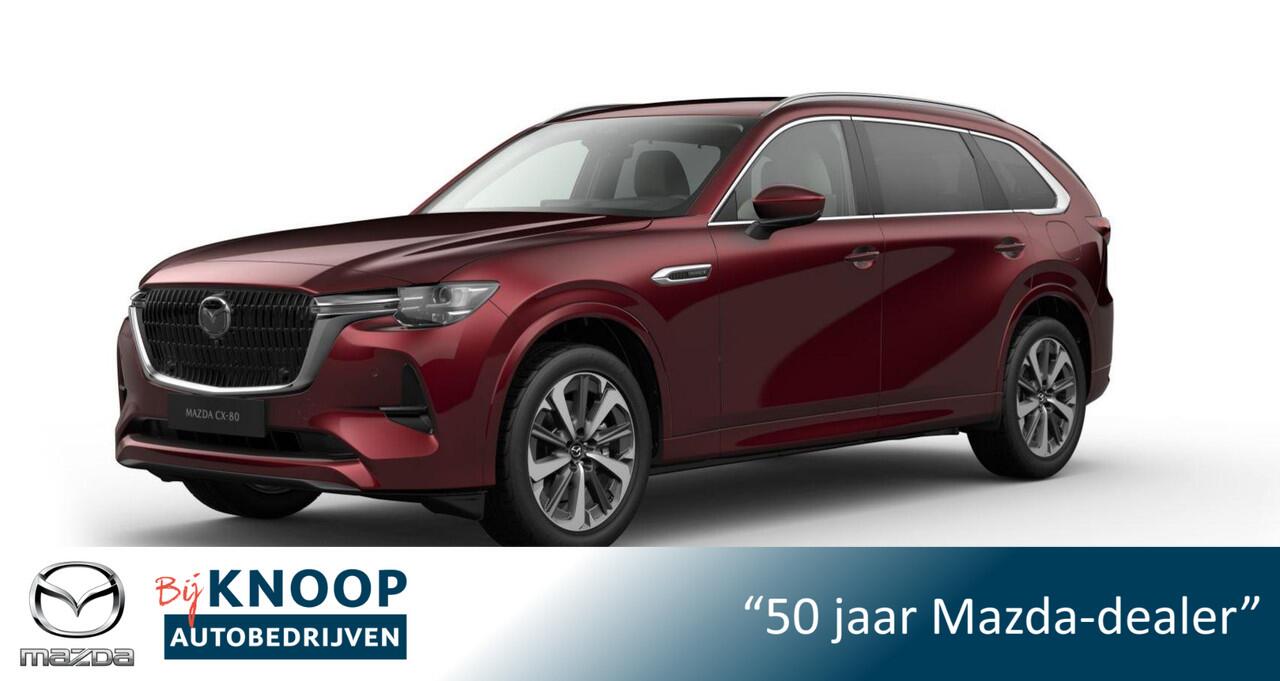 Mazda CX-80 2.5 e-SkyActiv PHEV Takumi Plus 6p. | ¤ 3.500,- VOORRAADKORTING