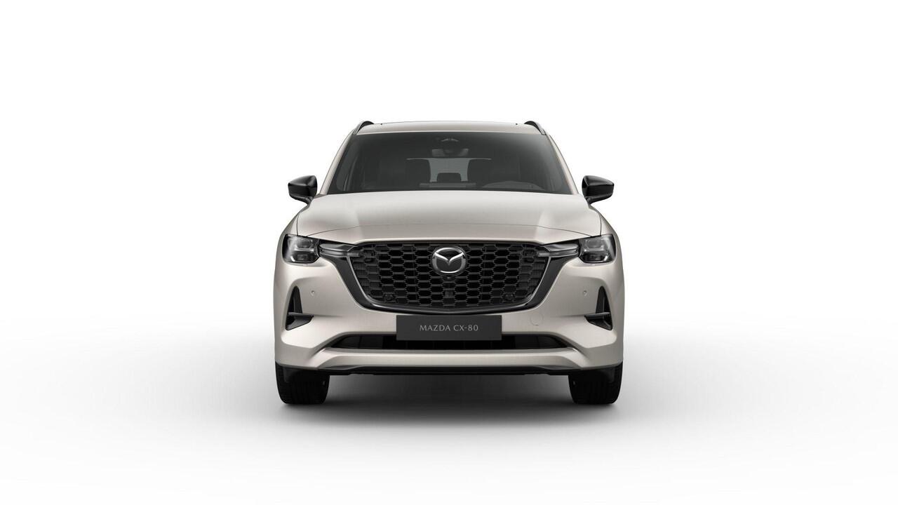 Mazda CX-80 2.5 e-SkyActiv PHEV Homura Plus / Platinum Quartz / Zwart Nappa leder